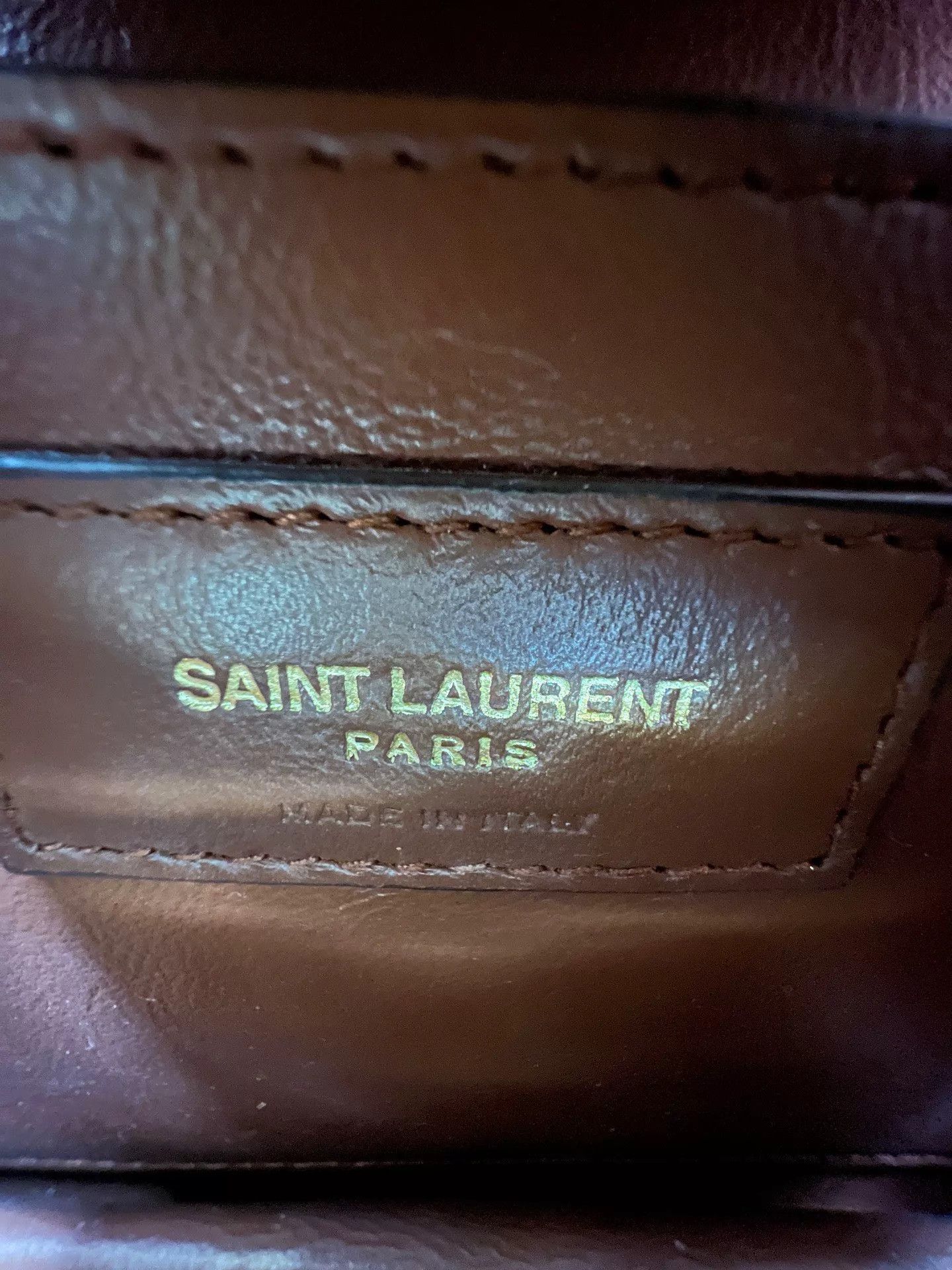 Saint Laurent Paris Saint Laurent Monogram Vintage Gold HW Camera Bag 98 New Size ONE SIZE - 8 Thumbnail