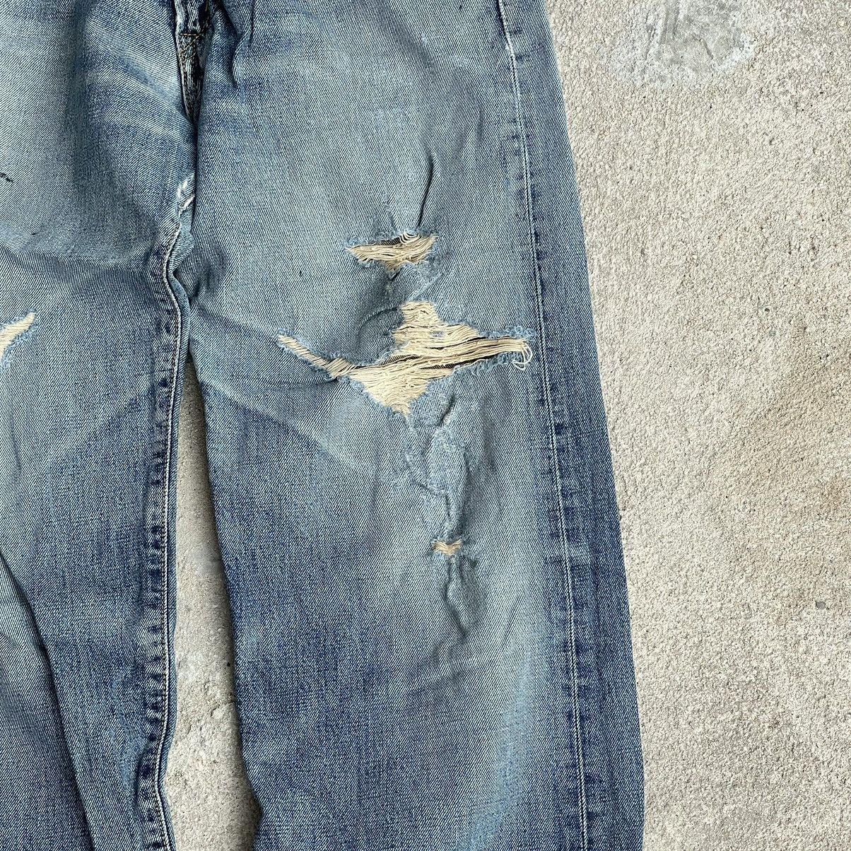 Edwin “DISTRESSED SELVEDGE EDWIN 505” DENIM Size US 31 - 4 Thumbnail