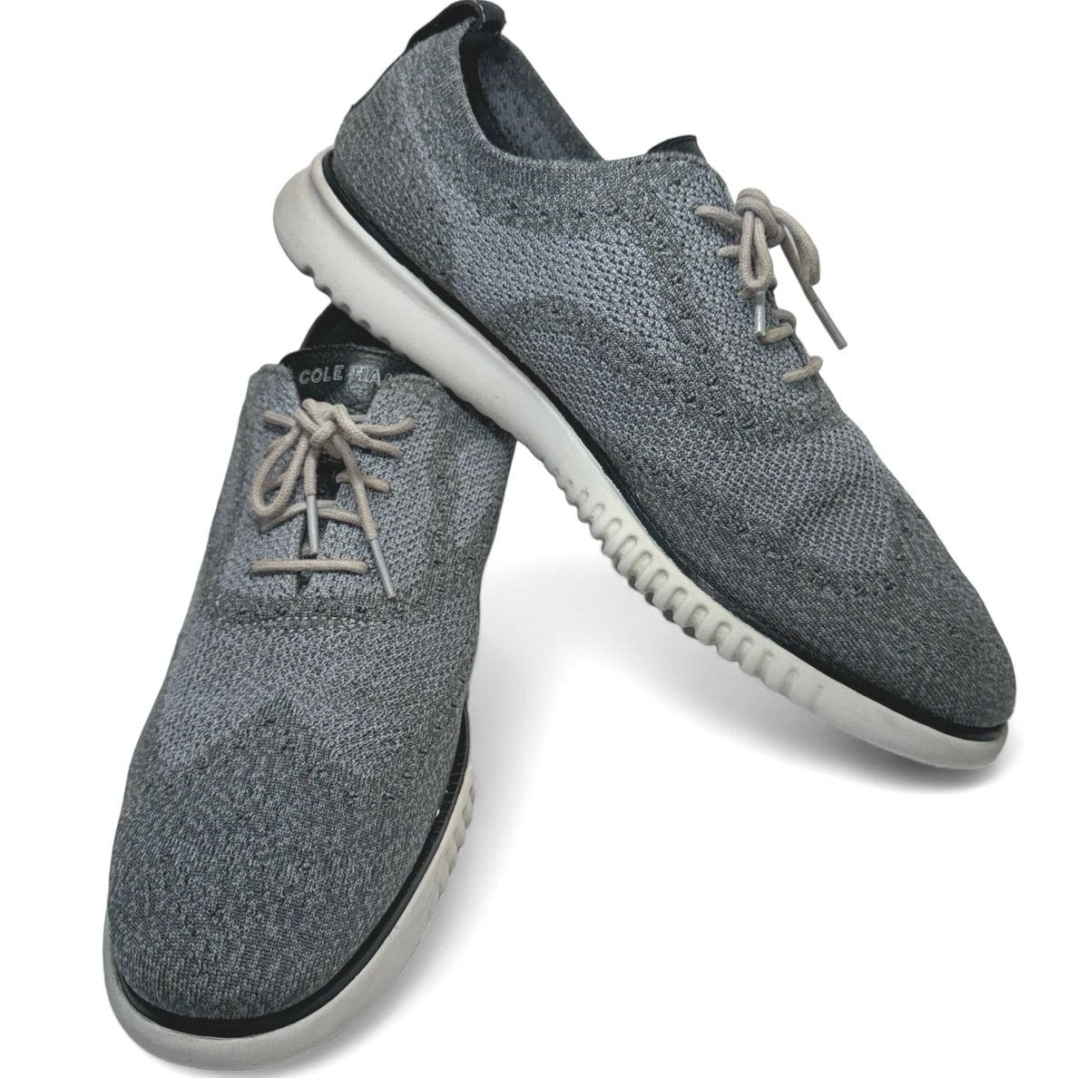 Cole Haan Gray Oxford Shoes men sz 11.5 Size US 11.5 / EU 44-45 - 1 Thumbnail
