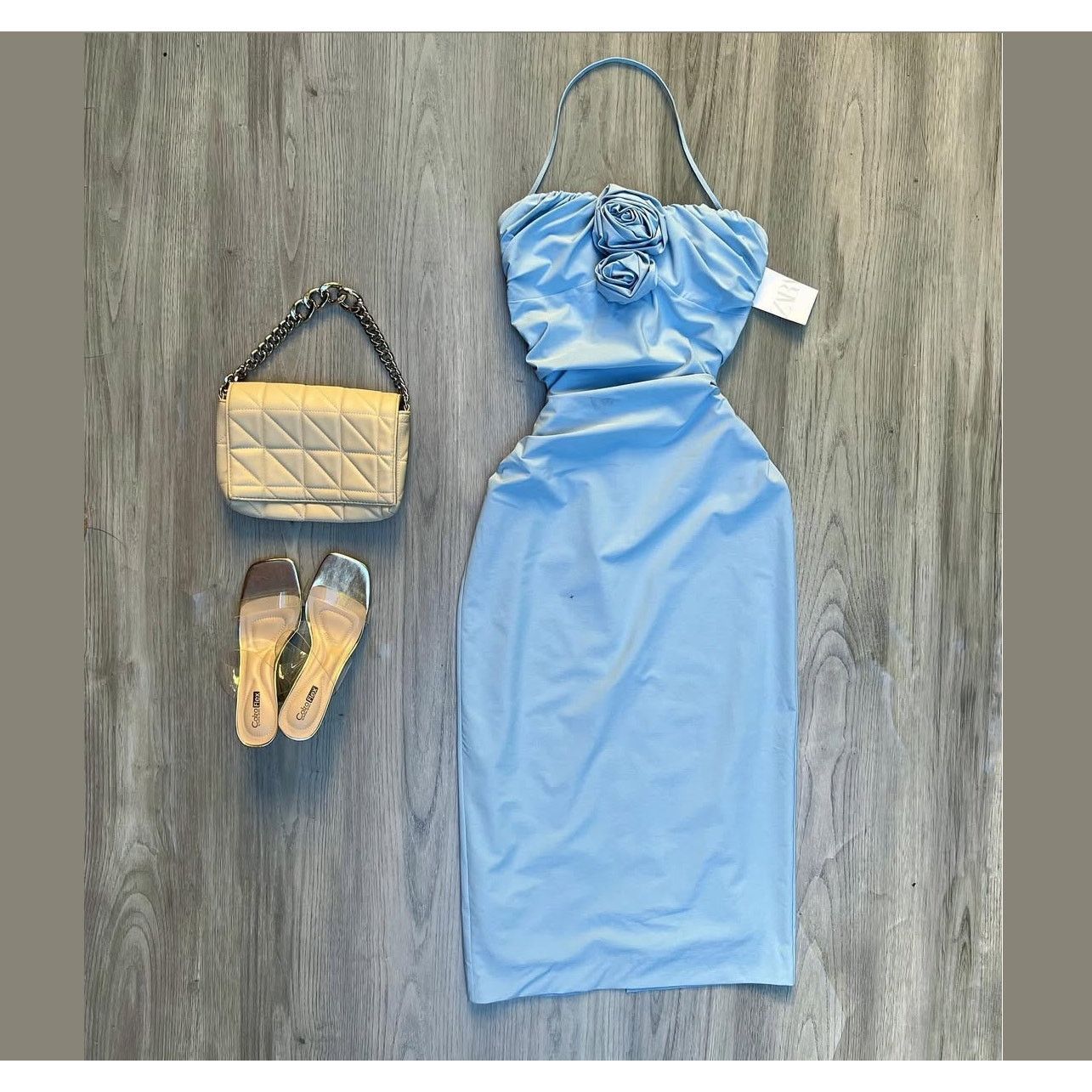 ZARA BLOGGER FAVE!!! Fitted Midi Dress NWT