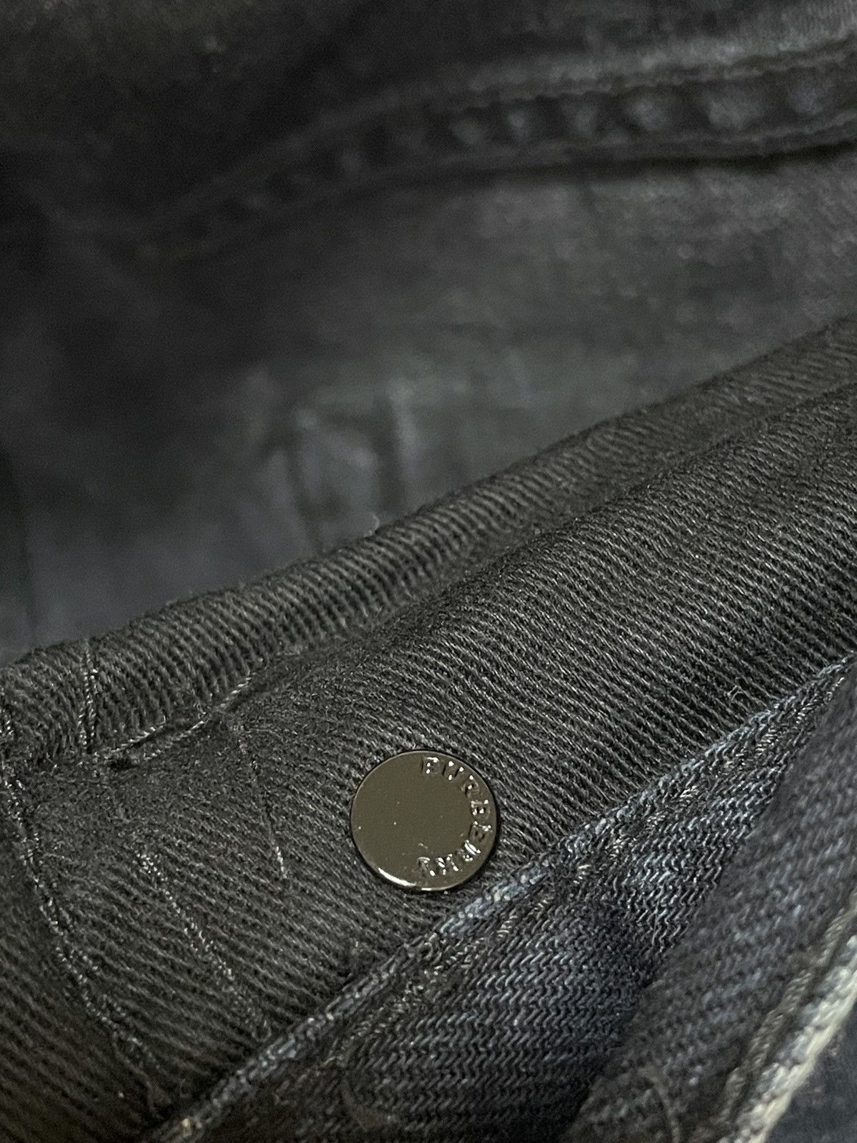 Burberry × Japanese Brand Burberry black Denim Jeans Pants old money brit nova check Size US 33 - 6 Thumbnail