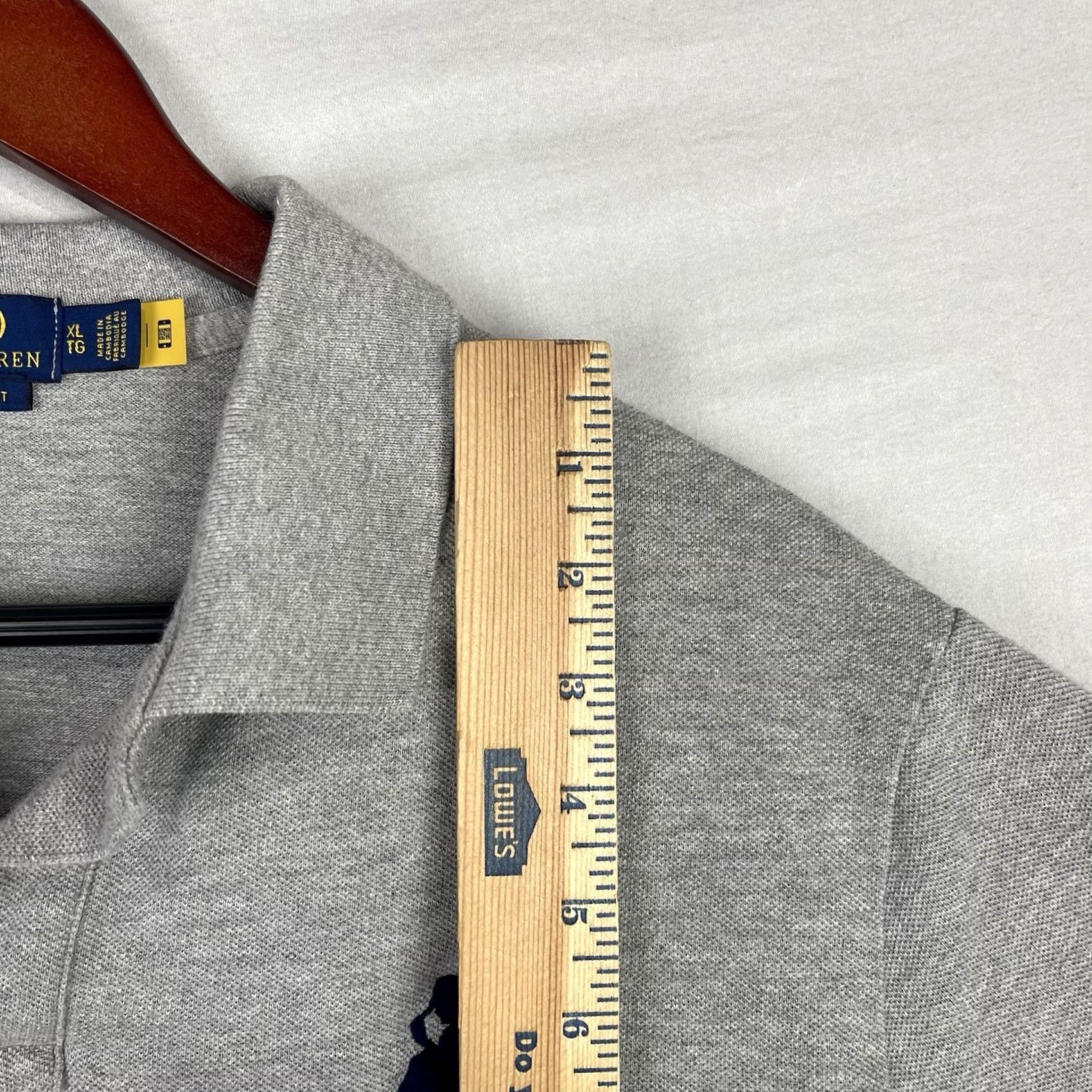 Polo Ralph Lauren Polo Ralph Lauren Polo Shirt Mens XL Gray Yacht Club Custom Slim Fit Big Pony Polo Shirt Mens XL Gray Yacht Club Slim Fit Beac h Surfing Size US XL / EU 56 / 4 - 6 Thumbnail