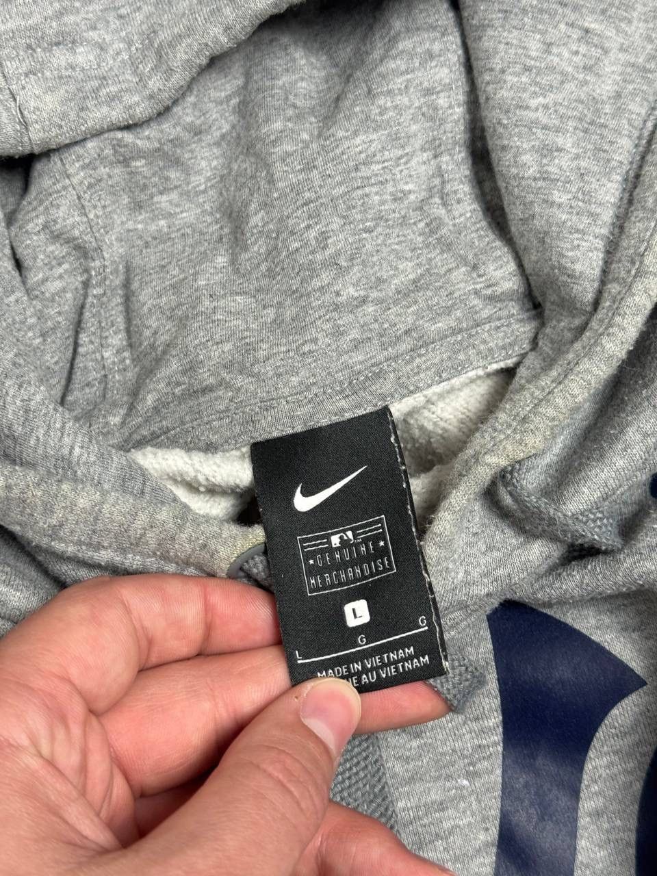 Nike Vtg Y2K Nike New York Yankees Hoodie sweater swoosh knicks Size US L / EU 52-54 / 3 - 7 Thumbnail