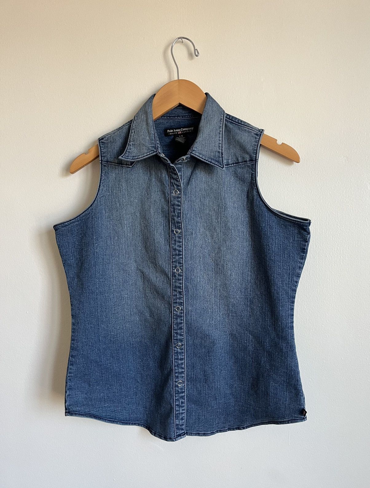 Polo Ralph Lauren × Vintage Vintage 00’s Polo Ralph Lauren Jeans Company Shirt Size L / US 10 / IT 46 - 1 Thumbnail