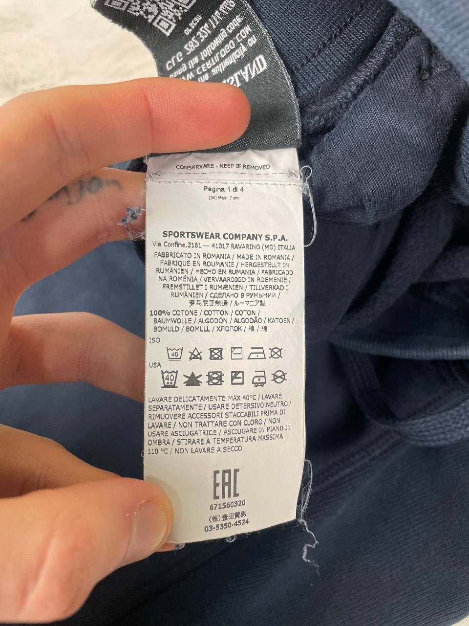 Stone Island Stone Island Cotton Cargo Sweatpants Joggers 2017 Size US 38 / EU 54 - 15 Thumbnail