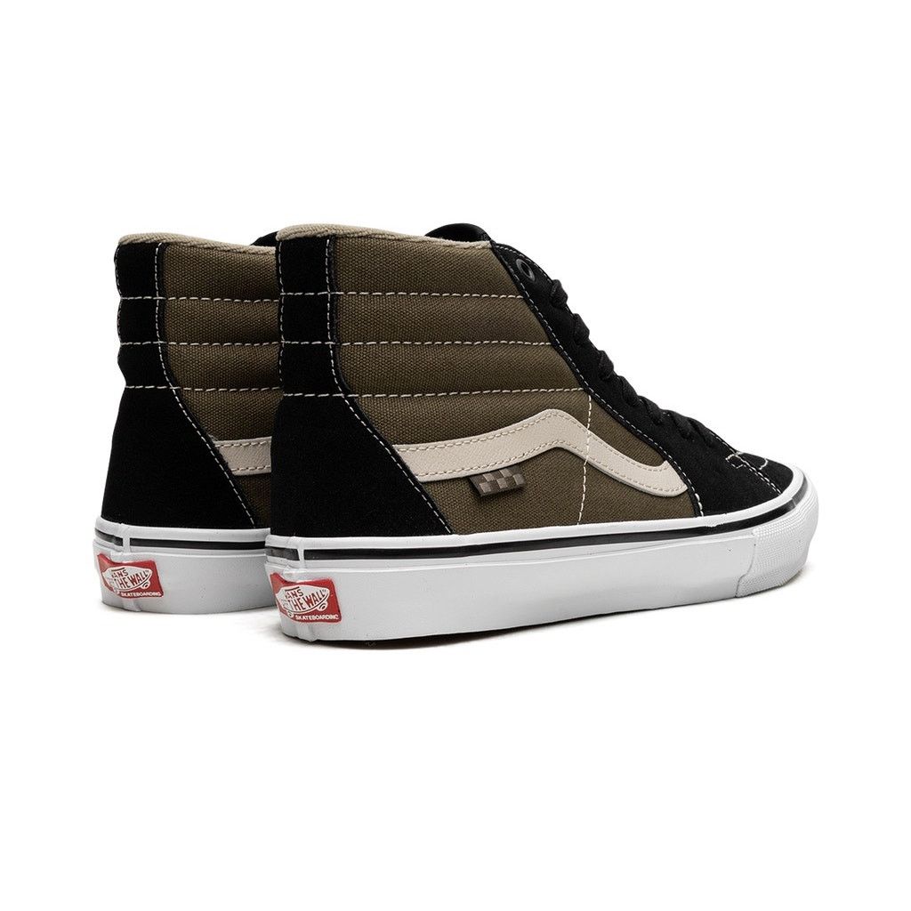 Vans VANS MEN'S 6.5 SK8 HI BLACK OLIVE GREEN NIB VN0A5FCCBKO Size US 6.5 / EU 39-40 - 3 Thumbnail