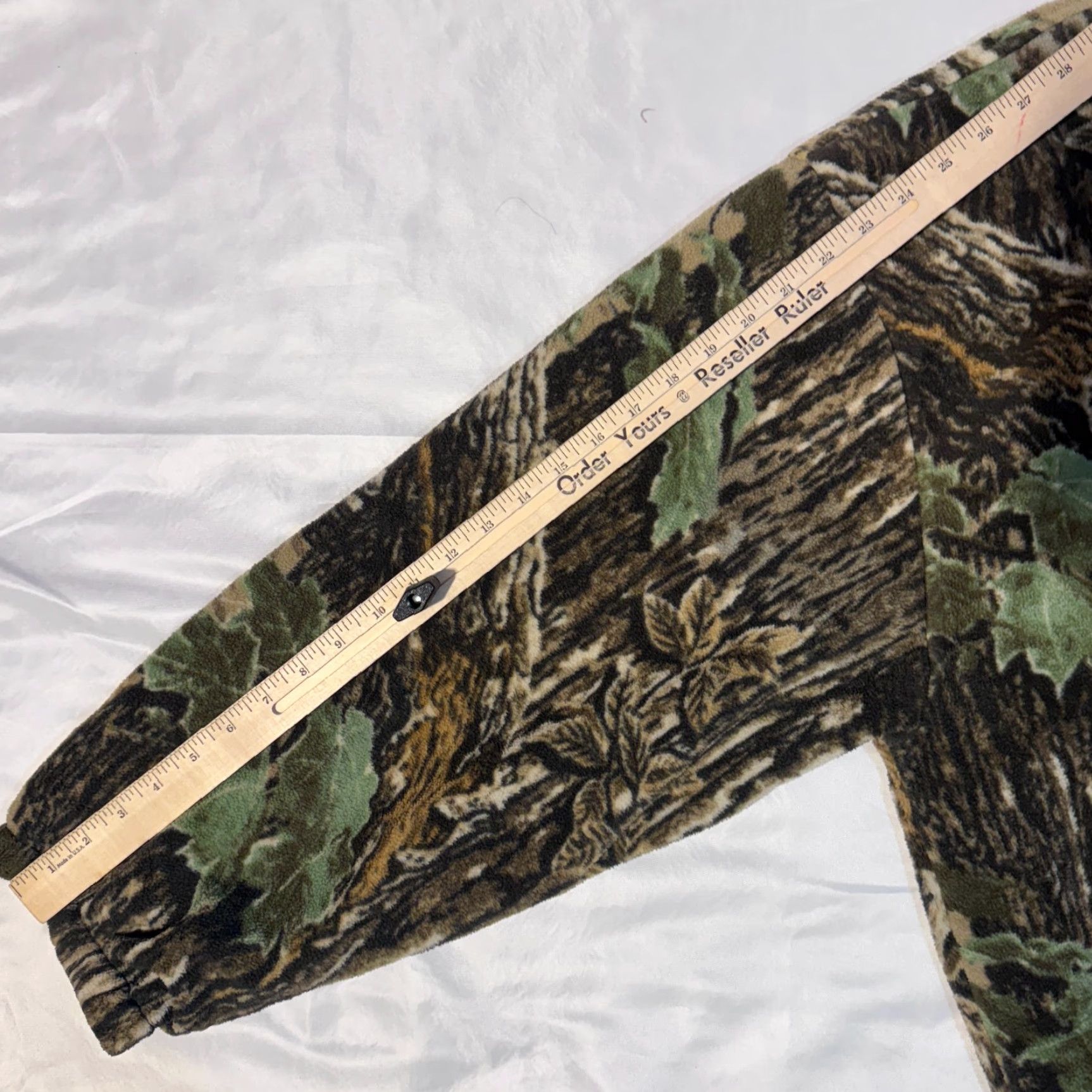 Vintage Duxbak Camo Black Fleece Pullover Jacket Men’s XL Reversible Full Zip Hunting Size US XL / EU 56 / 4 - 4 Thumbnail
