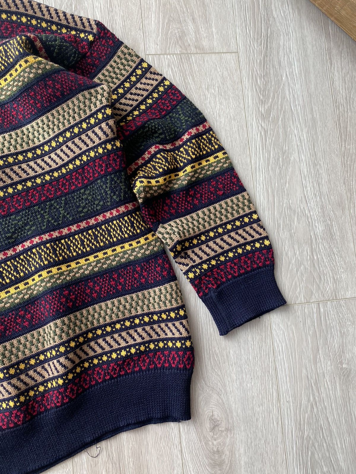 Lacoste × Vintage Vintage 90s 00s Lacoste Wool Knit Boxy Sweater Size US XL / EU 56 / 4 - 5 Thumbnail