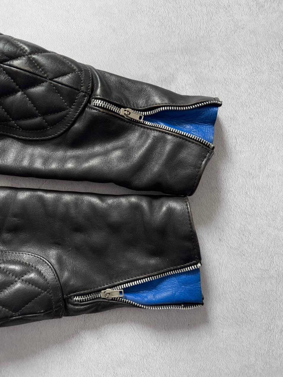 Honda Vintage TT Leathers Heavyweight Leather Jacket Honda 70s 80s Size US M / EU 48-50 / 2 - 13 Thumbnail