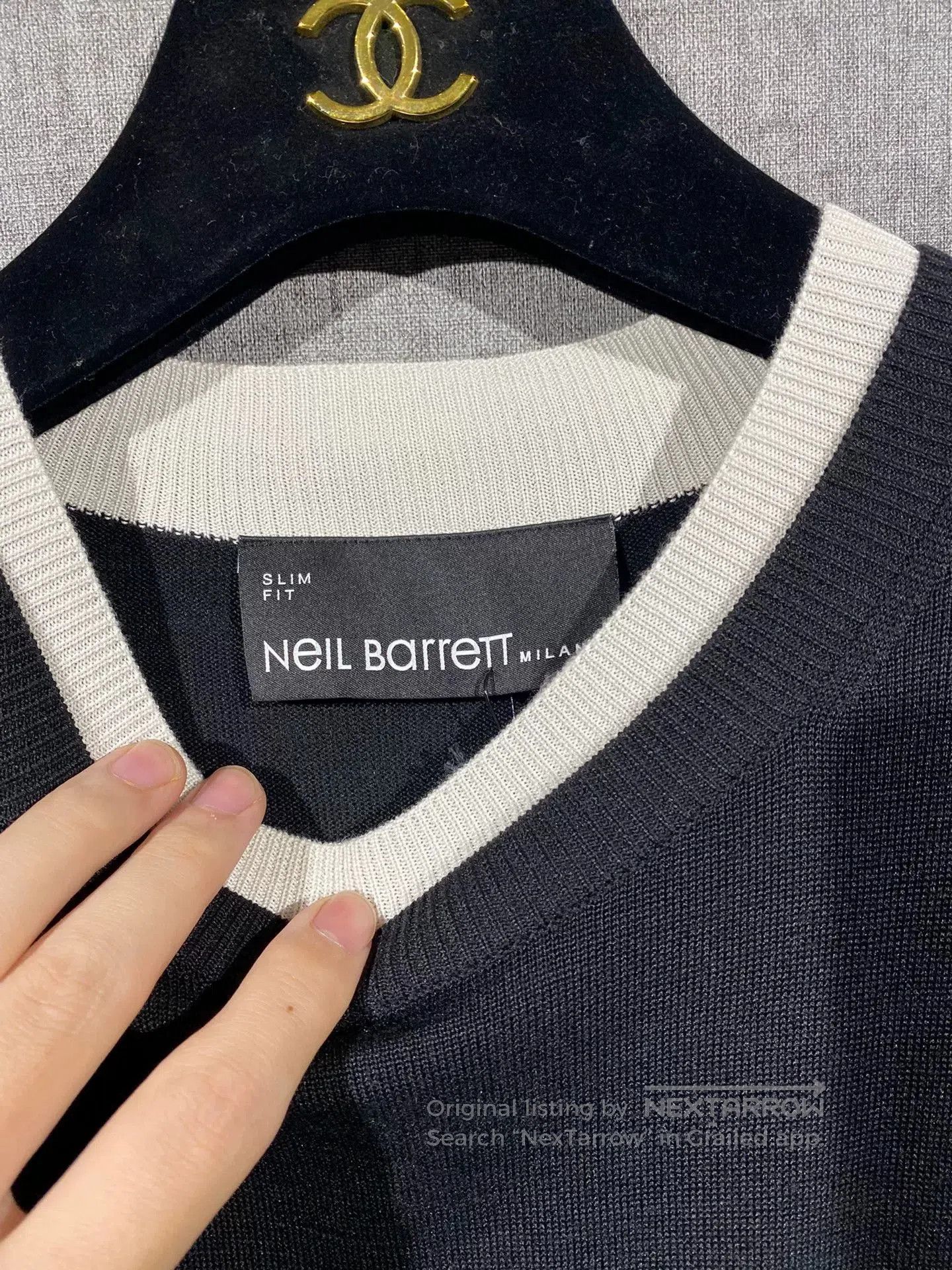 Neil Barrett neil barrett silk linen long sleeve top. Size US M / EU 48-50 / 2 - 4 Thumbnail