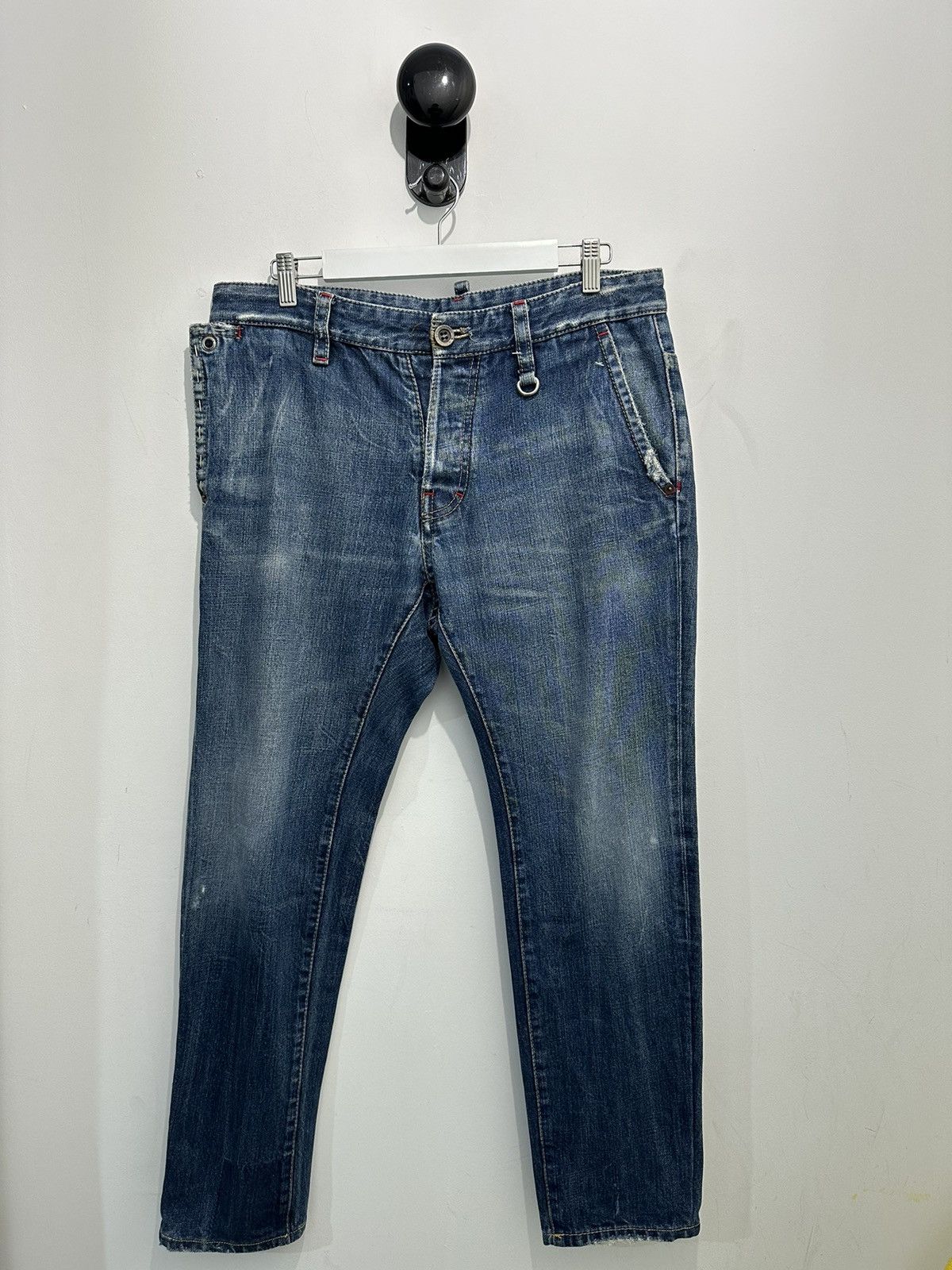 image of Dsquared2 Trousers in Blue, Men's (Size 34)