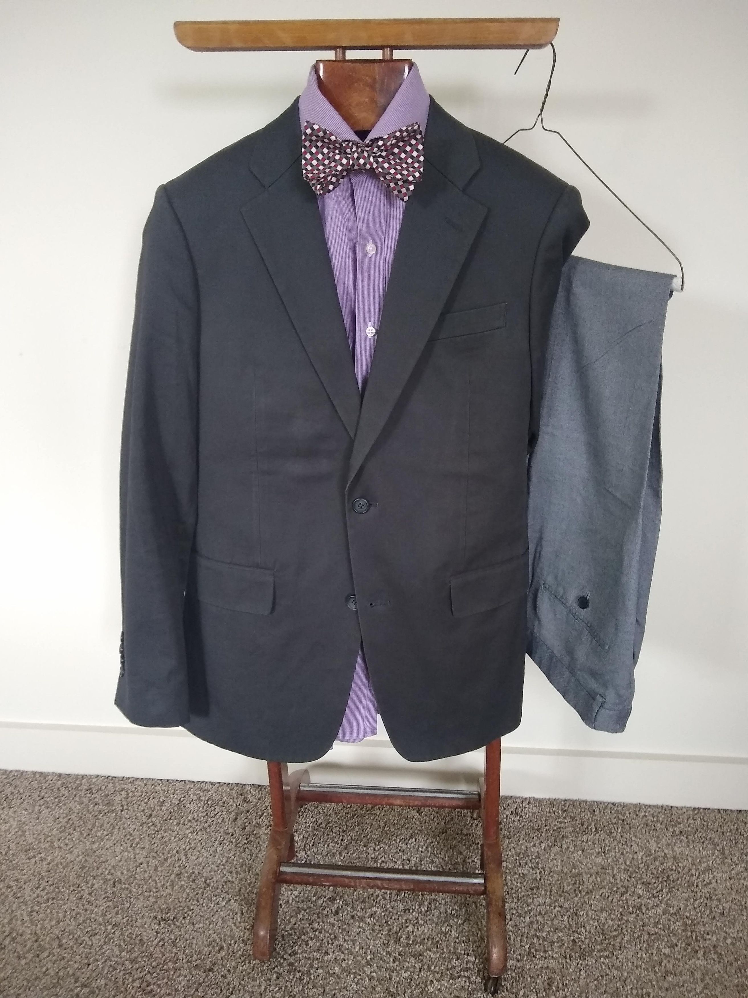 Nordstrom Charcoal Gray Blazer & Pants Size 38R - 1 Thumbnail