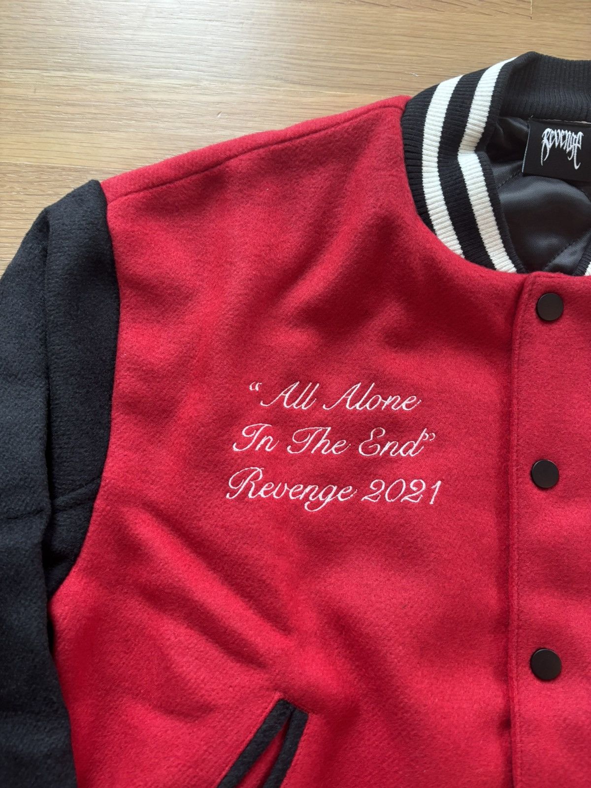 Revenge Revenge Red Varsity Skull Jacket Size US S / EU 44-46 / 1 - 6 Thumbnail