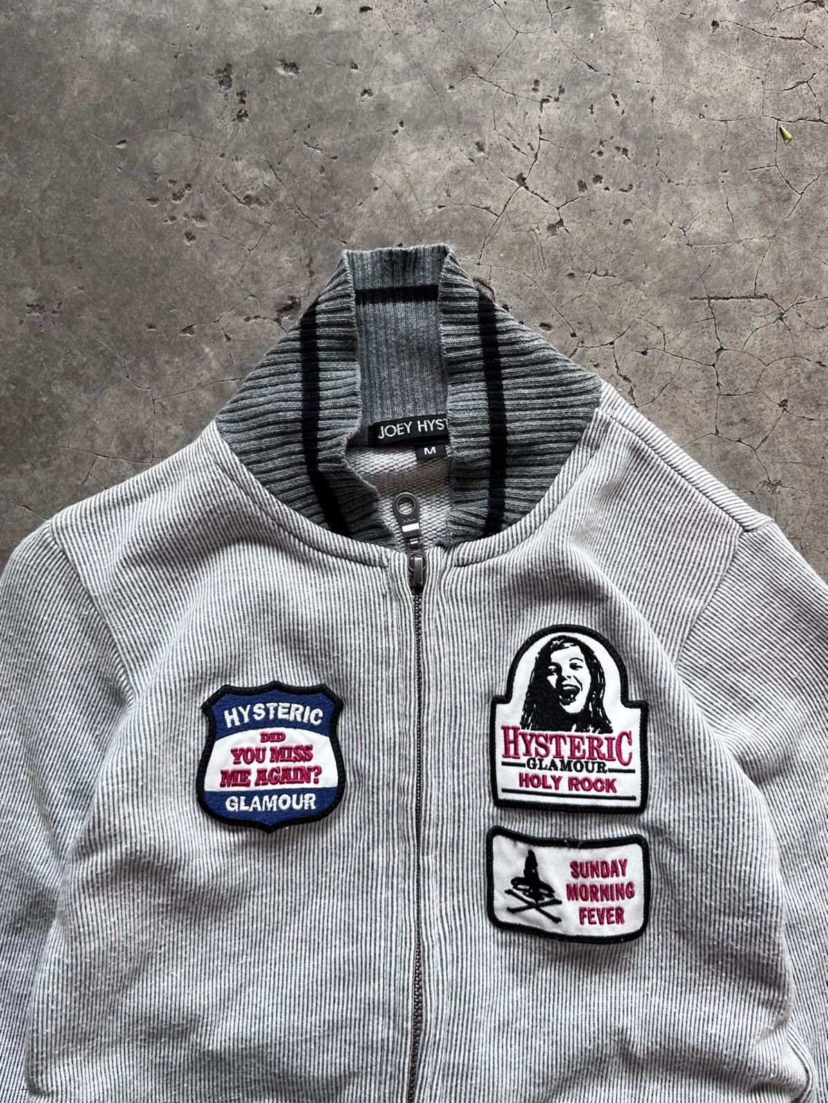 Hysteric Glamour Joey HYSTERIC Glamour Patchwork Cropped Jacket Babytee Fit Size US XXS / EU 40 - 1 Thumbnail