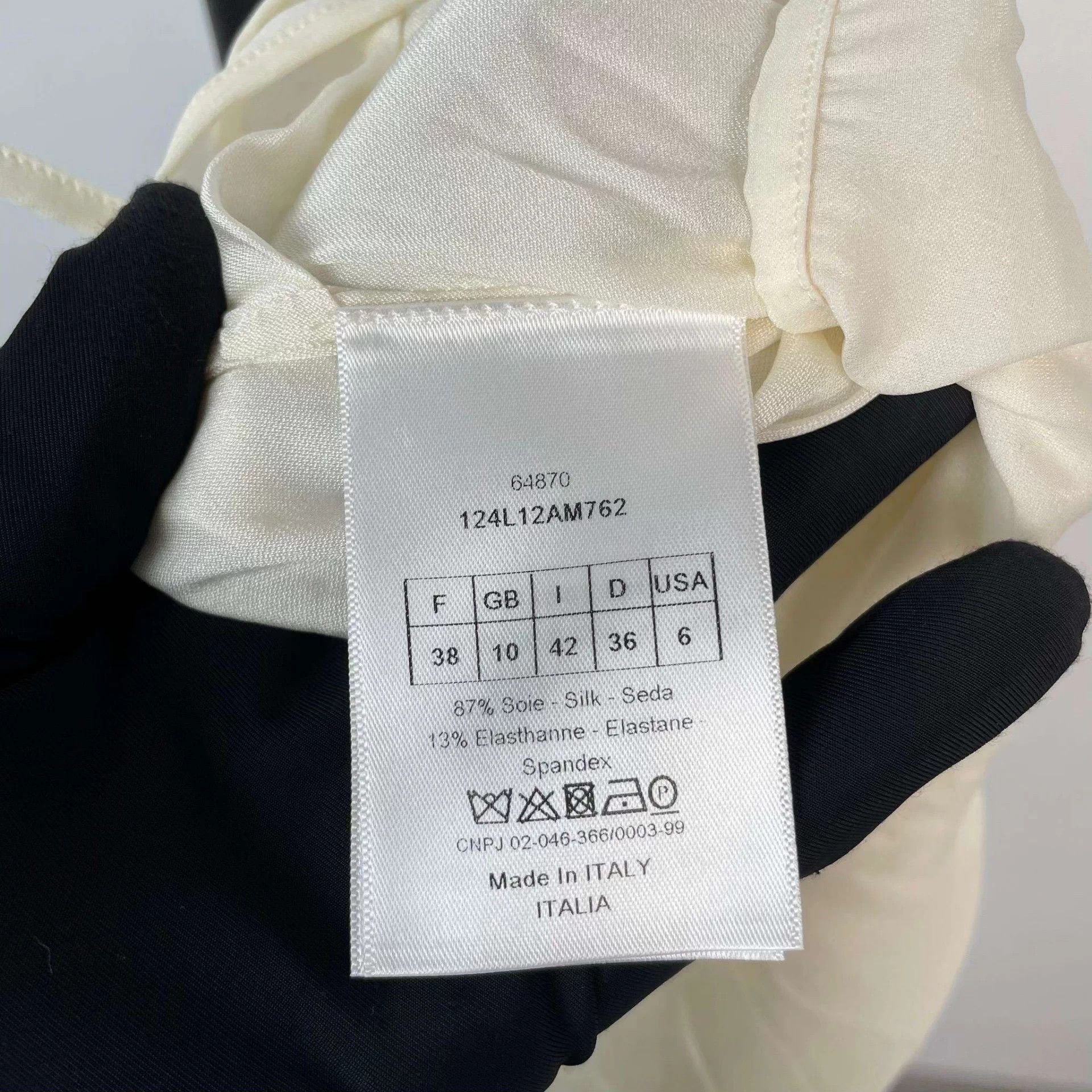 Dior Dior White Long Dress 38 Size S / US 4 / IT 40 - 6 Thumbnail