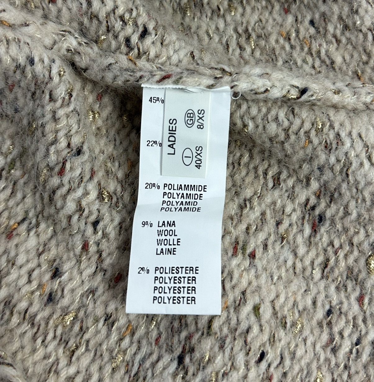 Fabiana Filippi Fabiana Filippi Made in Italy Knit Alpaca Blazer Jacket Size XS / US 0-2 / IT 36-38 - 7 Thumbnail