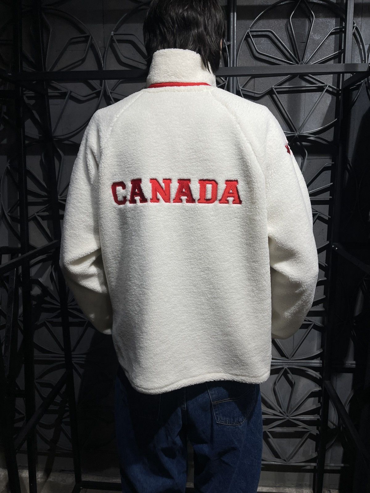 Other Heated Rivalry Maple Leaf Sherpa Jacket – Sewing Brothers Size US L / EU 52-54 / 3 - 6 Thumbnail