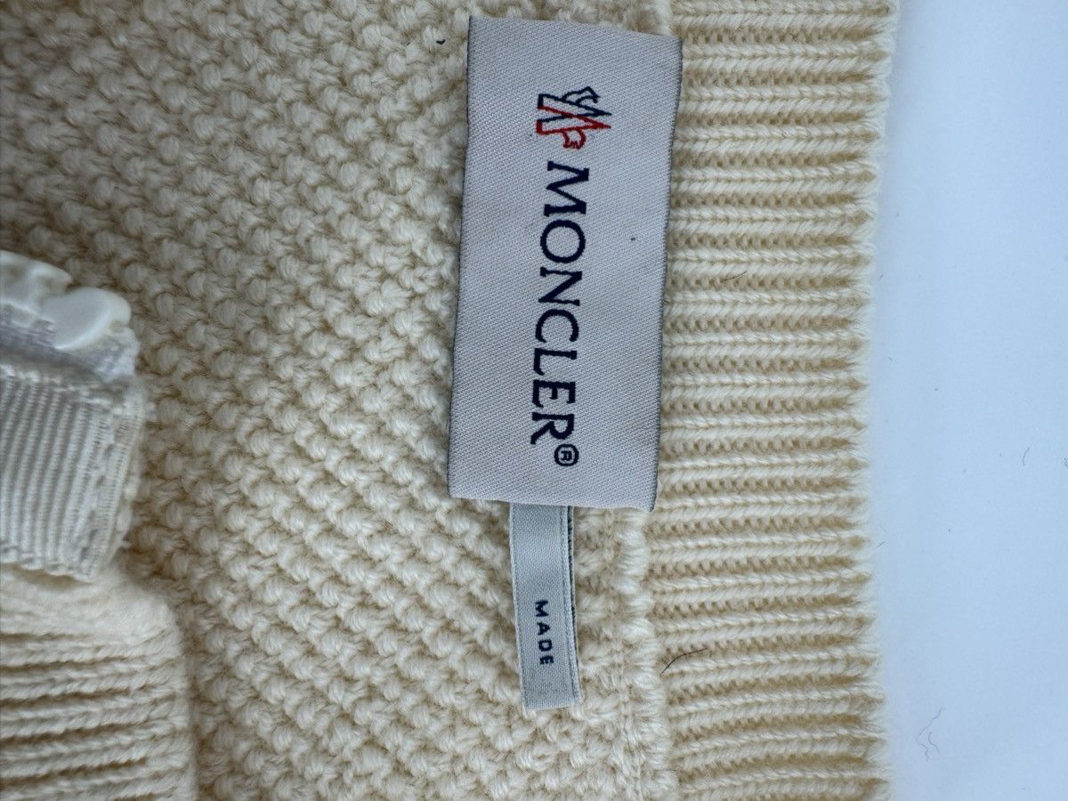 Moncler MONCLER MAGLIONE TRICOT ALLA COREANA knit x nylon cardigan M Size M / US 6-8 / IT 42-44 - 11 Thumbnail