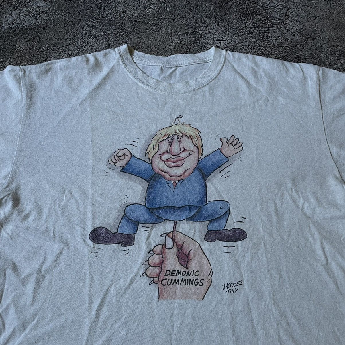 Vintage Vintage Y2K ADULT TEE DONALD TRUMP DEMONIC XL Size US XL / EU 56 / 4 - 5 Thumbnail