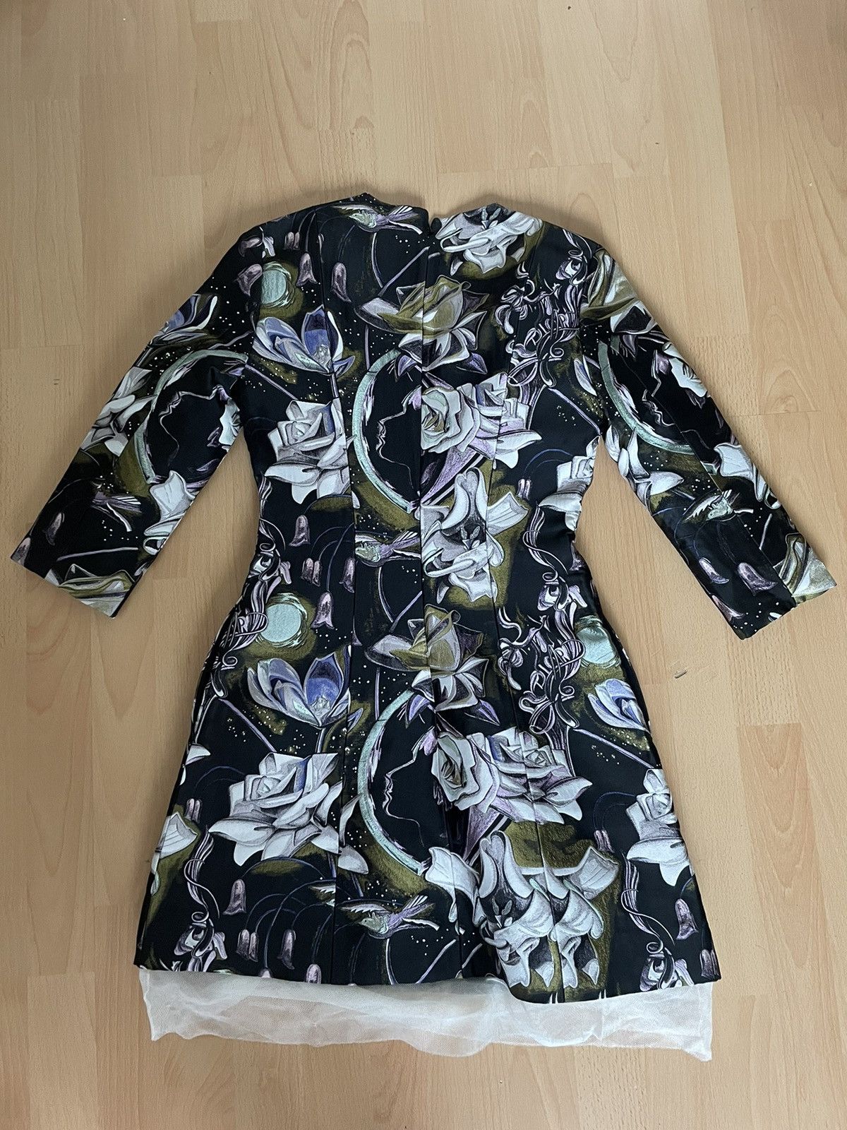 Dior CHRISTIAN DIOR Mini dress in silk Size XS / US 0-2 / IT 36-38 - 5 Thumbnail