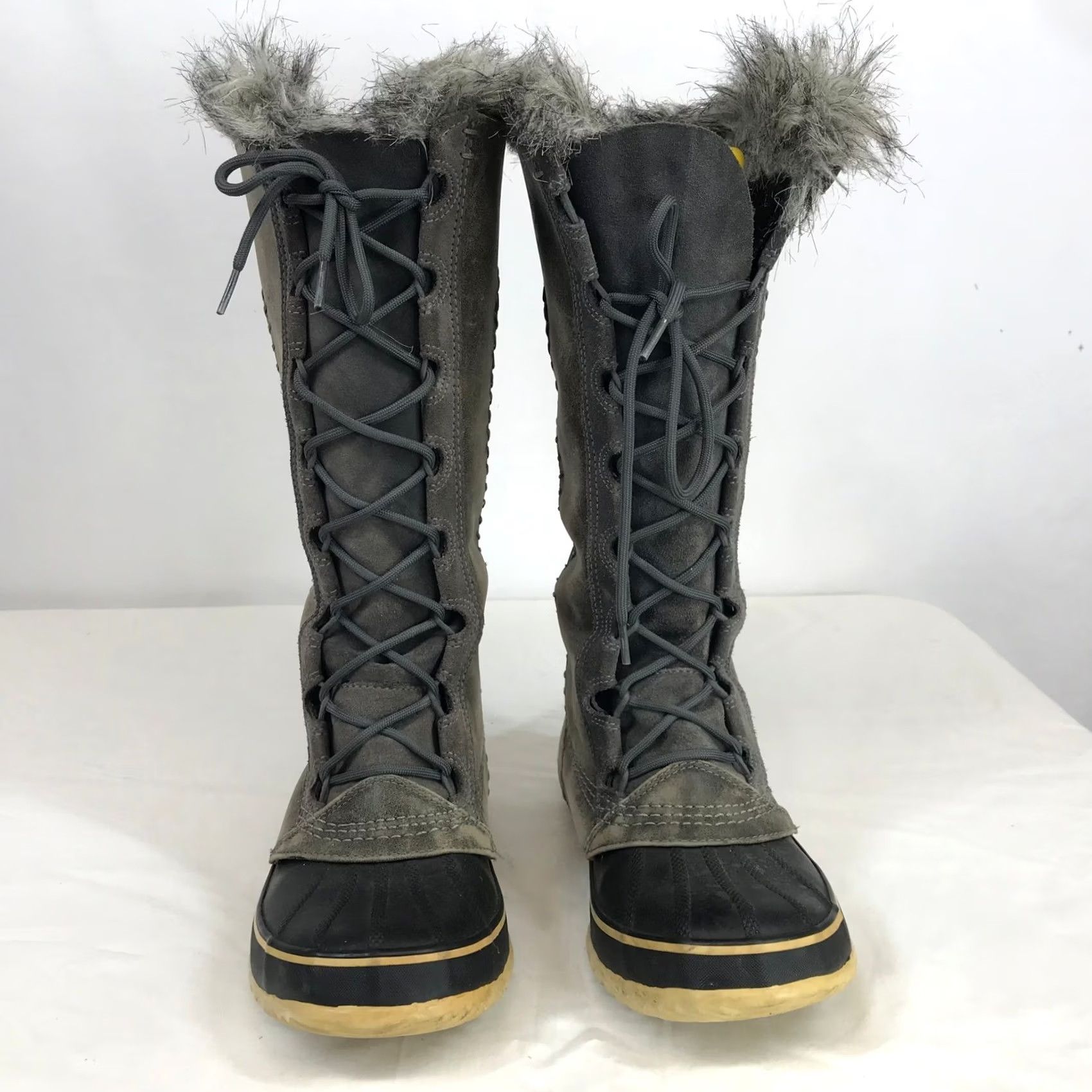 SOREL Sorel Tofino Waterproof Gray Leather Flat Boot Mens Winter Knee High Shoes Size US 11 / IT 41 - 3 Thumbnail