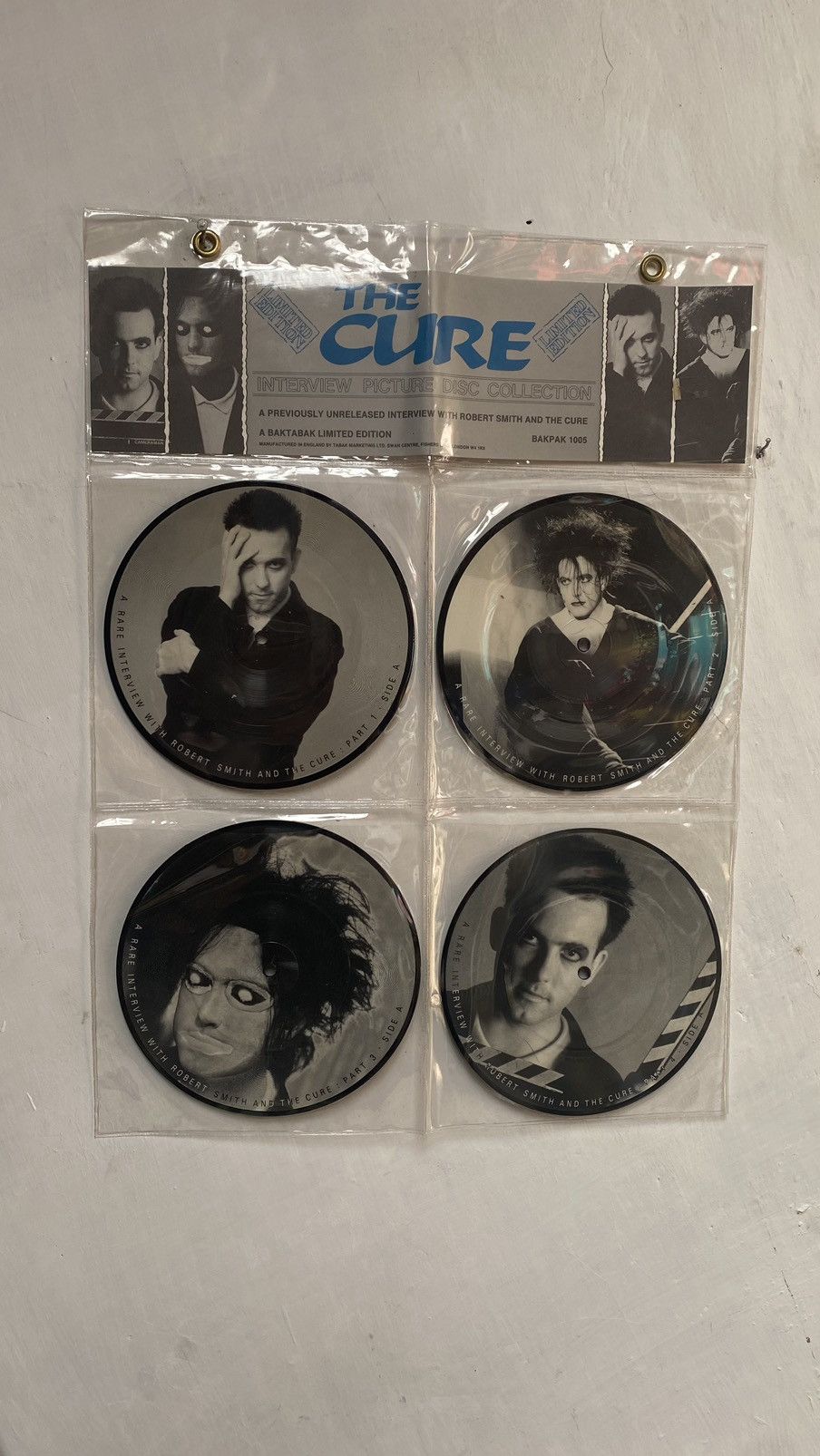The Cure × Vintage Vintage The Cure Vinyl Interview Size ONE SIZE - 1 Thumbnail