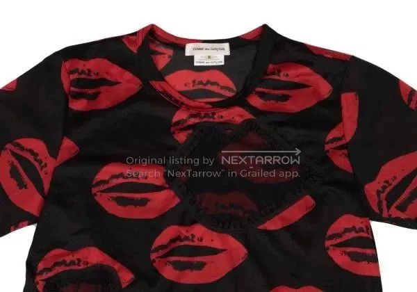 Comme des Garcons Comme Des Garcons Black Retro Lips Top Size S / US 4 / IT 40 - 4 Thumbnail