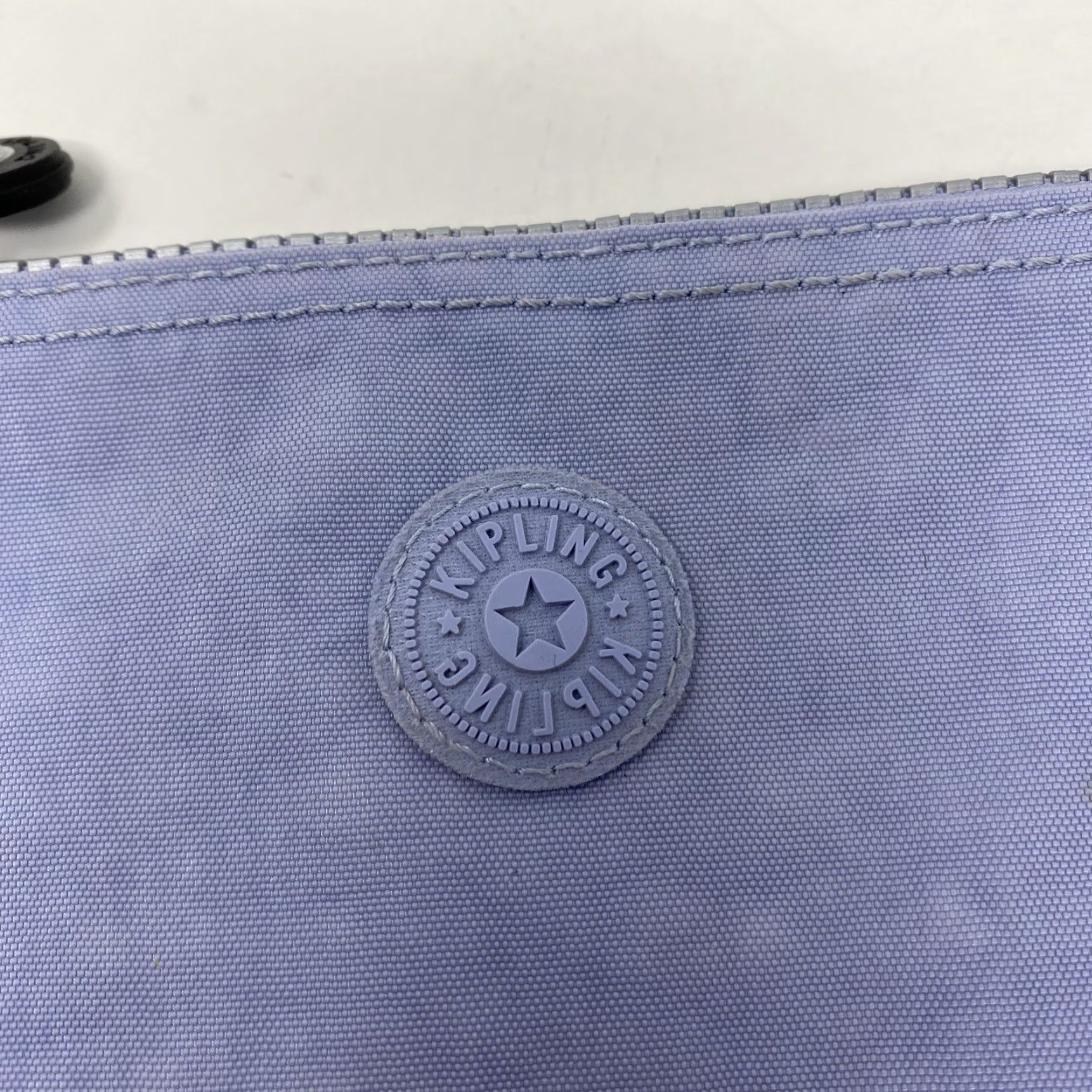 Vintage KIPLING Clutch Wallet Nylon Zip Top Organizer Blue Lillie Keychain 90s Womens S Blue Size S / US 4 / IT 40 - 3 Thumbnail