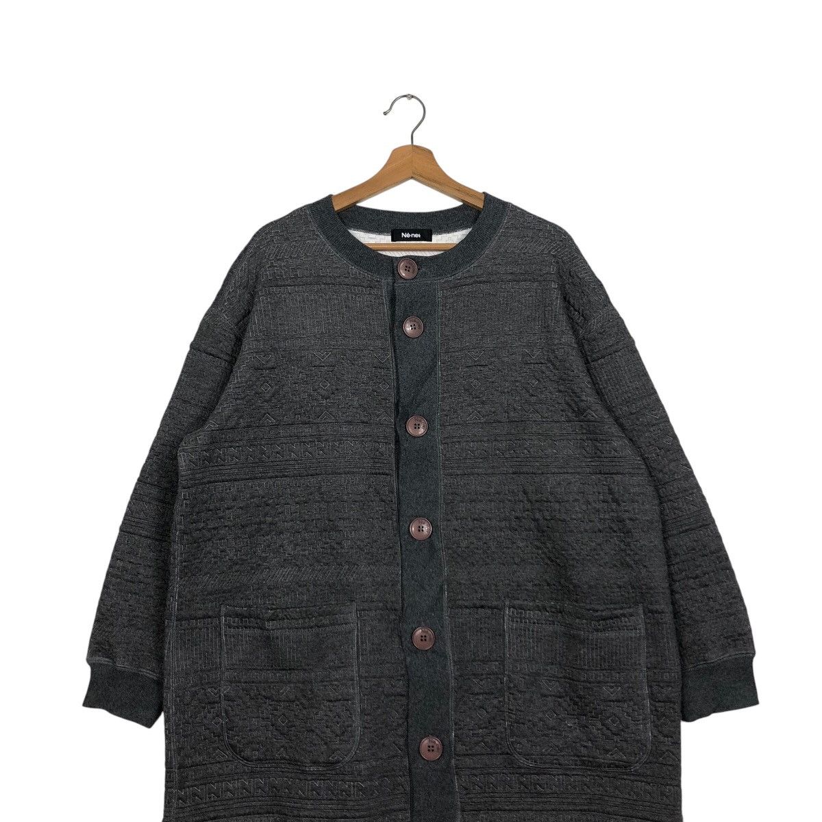 Issey Miyake 📌Vintage Long Jacket Button Ne-Net Japan Issey Miyake Size US M / EU 48-50 / 2 - 5 Thumbnail