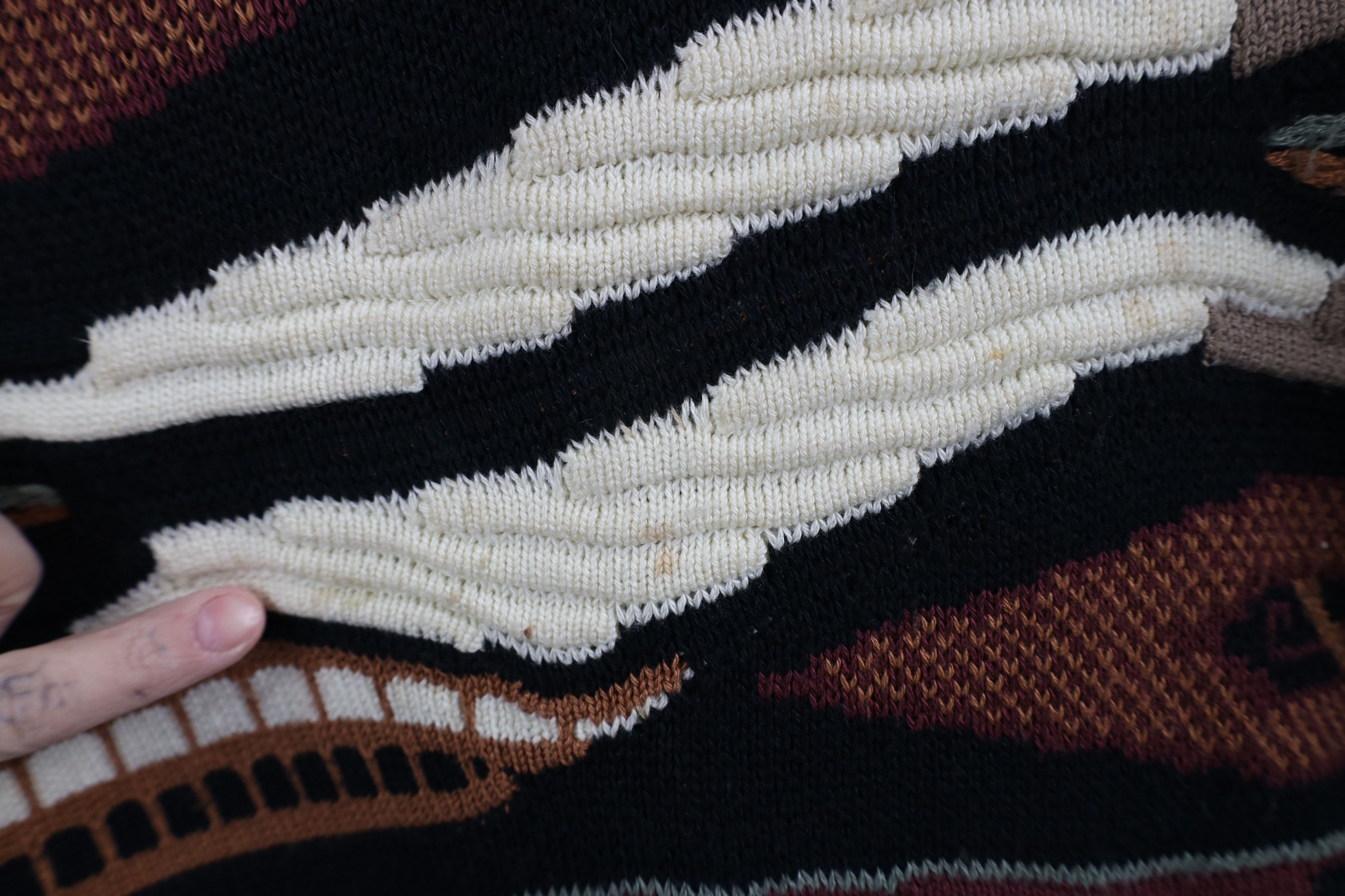 Vintage Vintage 90s Coogi Style Ed Bassmaster Knit Sweater USA Size US XL / EU 56 / 4 - 6 Thumbnail