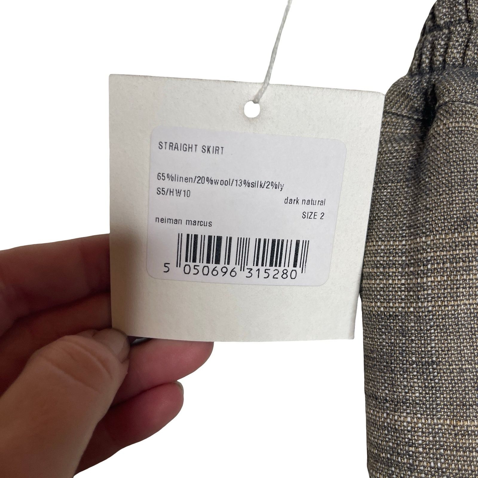 eskandar New Eskandar two piece suit Open collar jacket straight skir Size 30" / US 8 / IT 44 - 5 Thumbnail