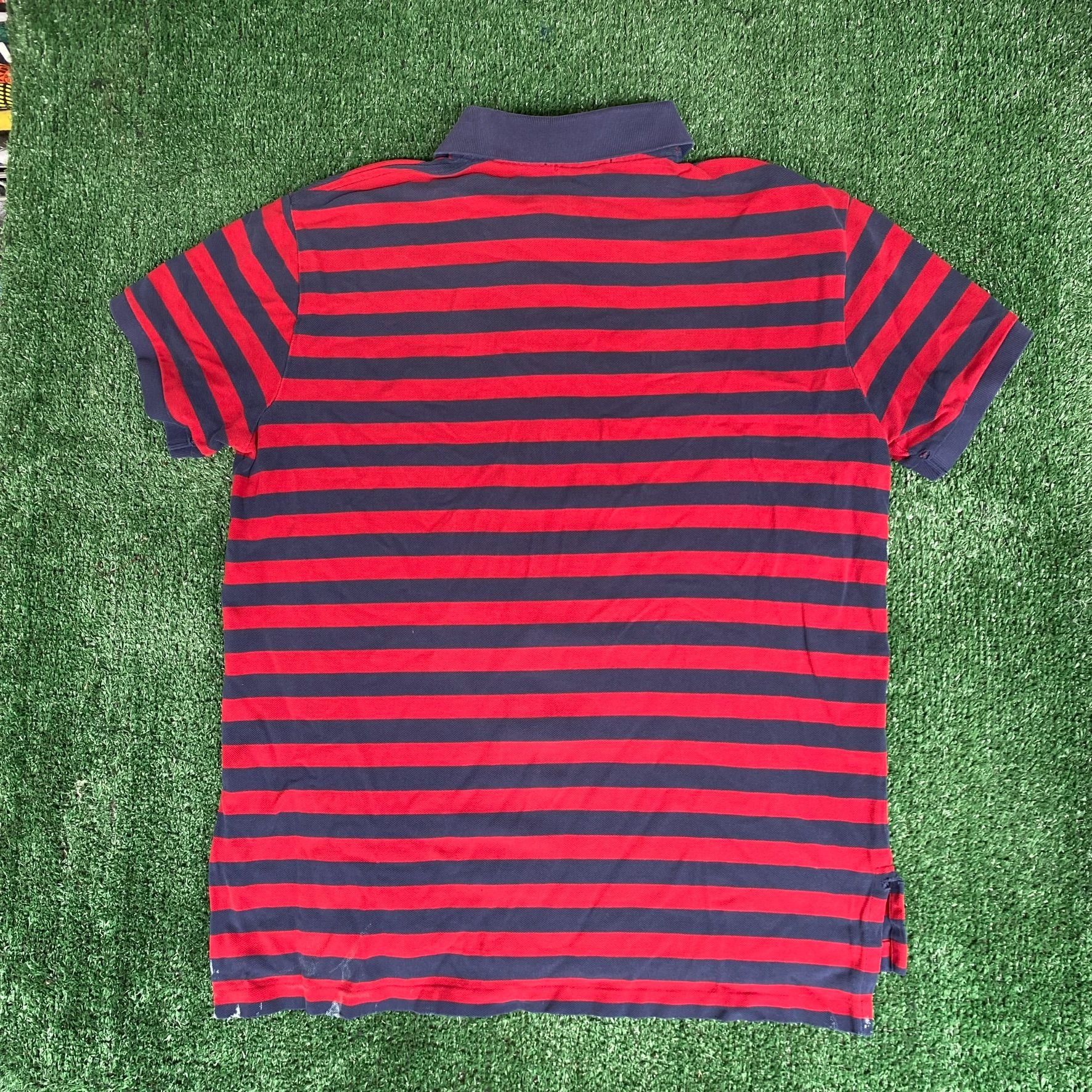 Polo Ralph Lauren Vintage Y2K Ralph Lauren Polo Shirt Striped Logo Retro Prepp Size US L / EU 52-54 / 3 - 5 Thumbnail