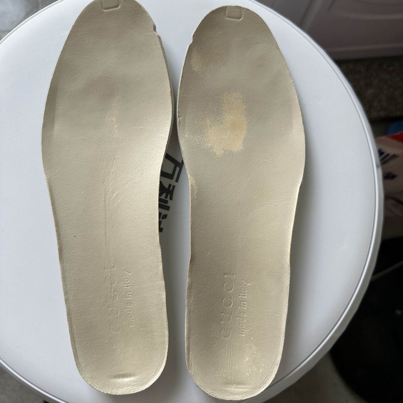 Gucci Gucci Screener Distressed Leather Low-Top Sneakers - Size US 8 / EU 41 - 7 Thumbnail
