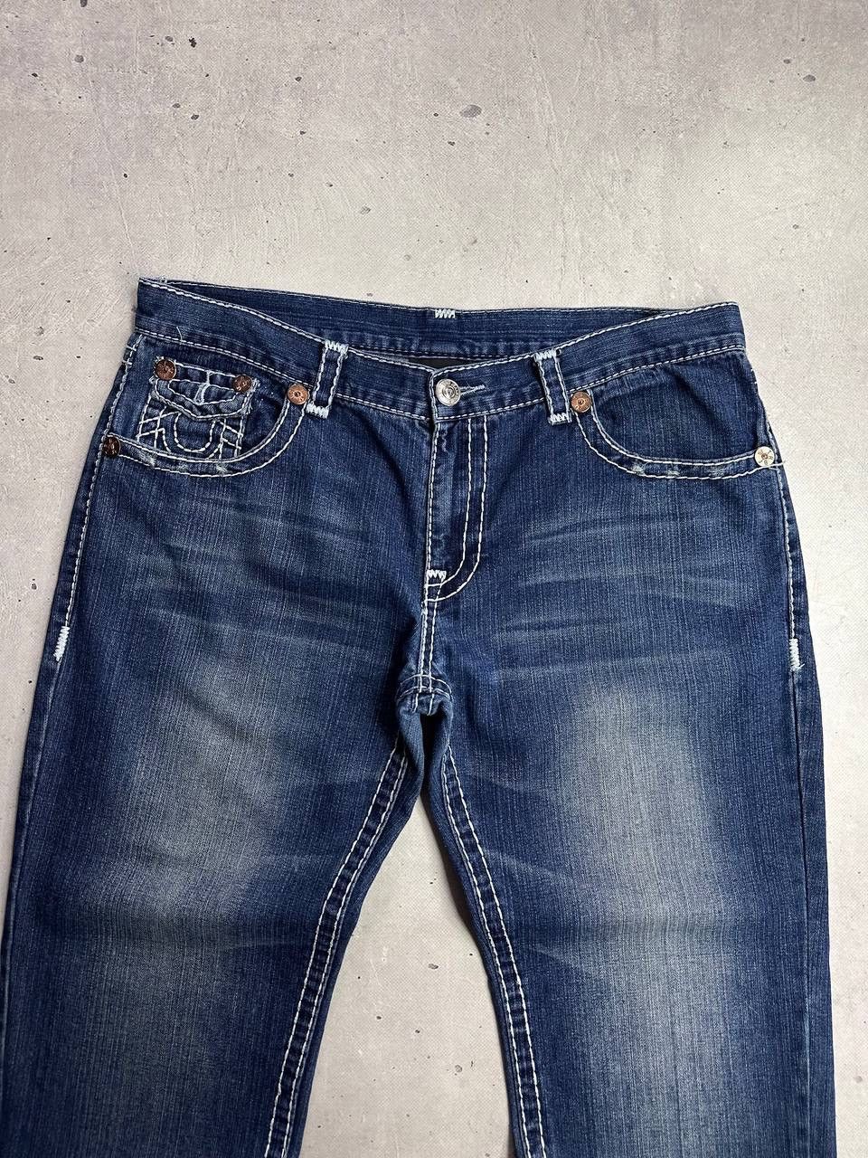 True Religion True Religion Vintage Ricky Super T Blue Denim Jeans 38 Y2K Size US 38 / EU 54 - 7 Thumbnail