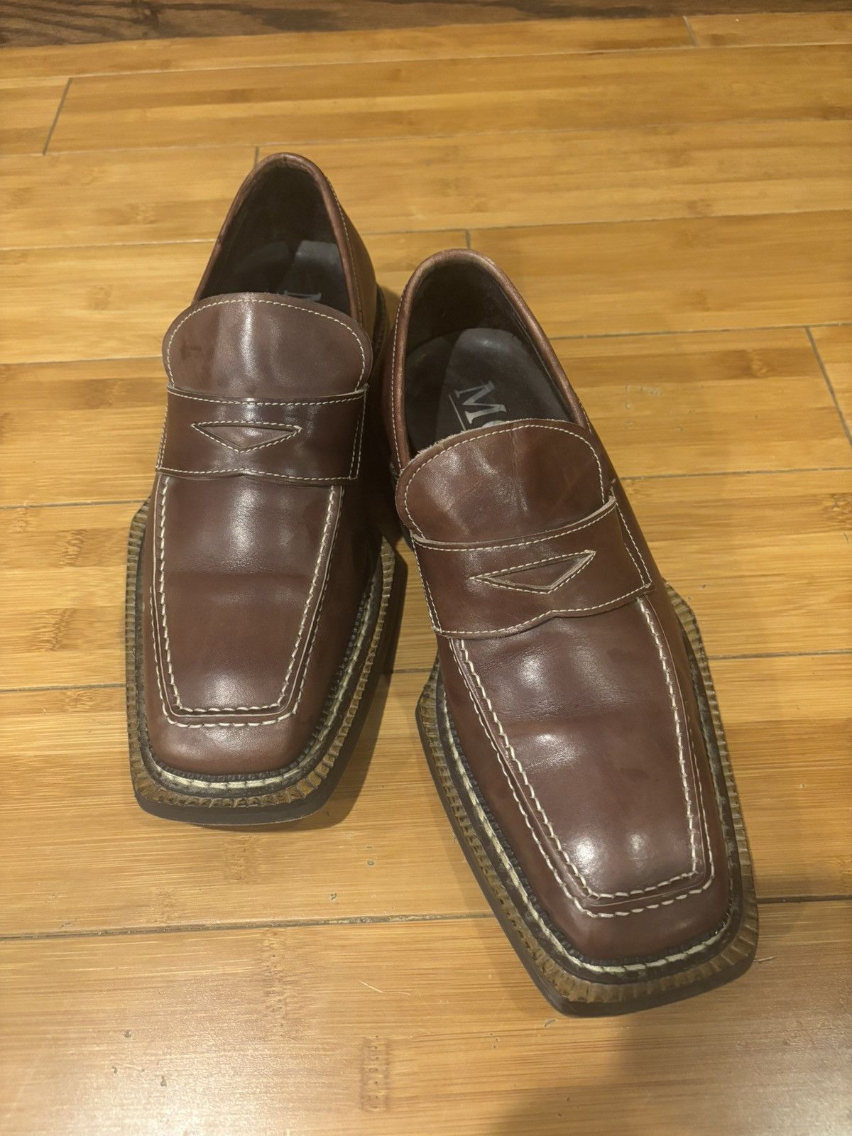 VERRI Verri Vero Cuoio leather shoes.of-907 Size US 7 / EU 40 - 7 Thumbnail