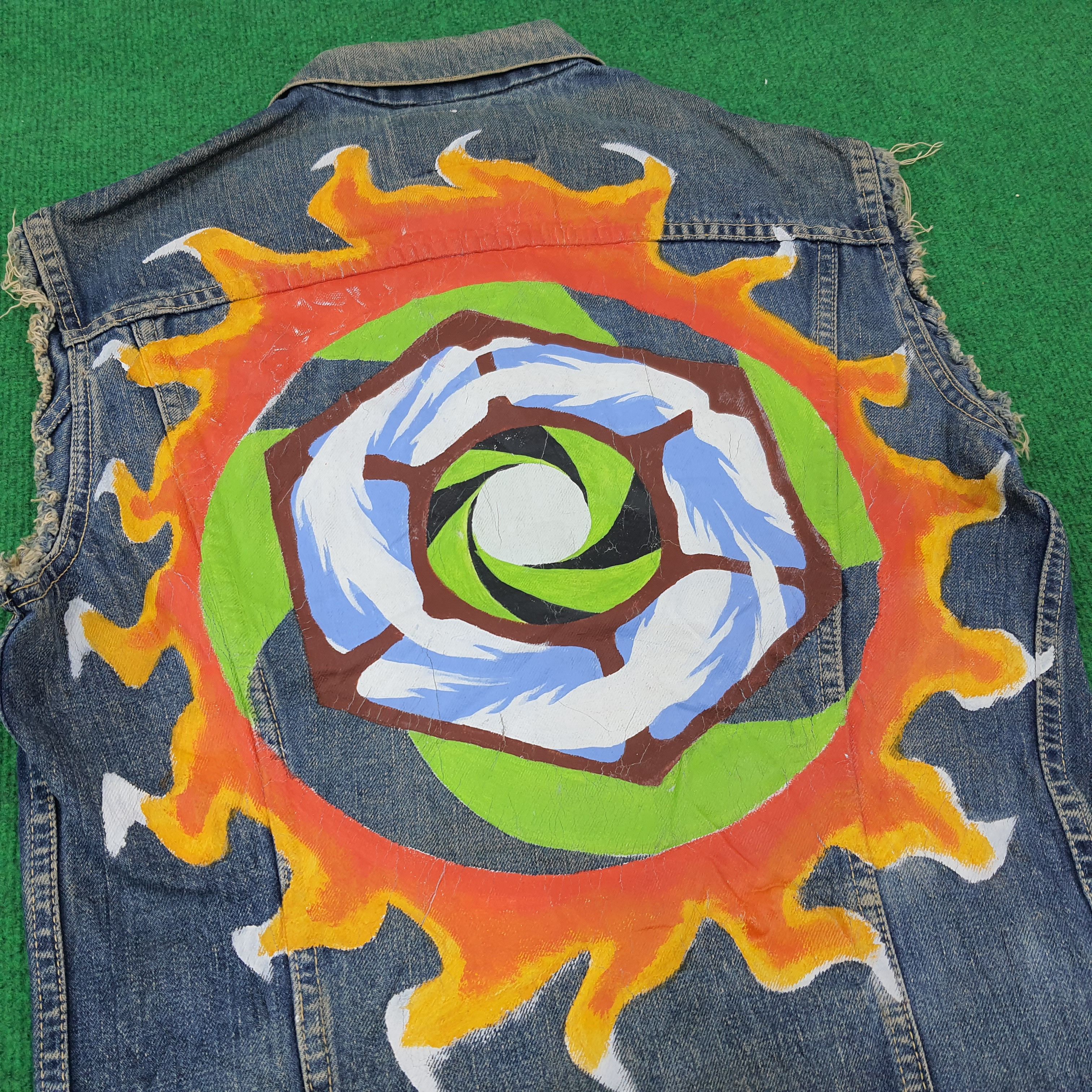 Levi's × Vintage Vintage Levi's Art Denim Vest Jacket Size US S / EU 44-46 / 1 - 2 Thumbnail