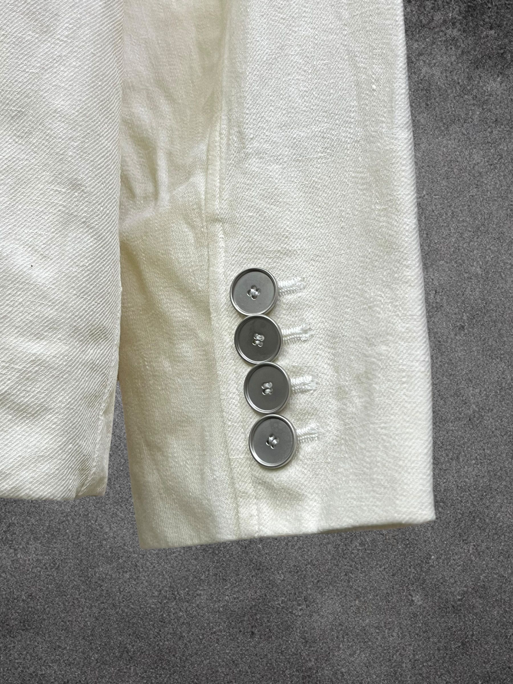 Hermes Authentic Vintage Hermès Linen Blazer Size S / US 4 / IT 40 - 4 Thumbnail