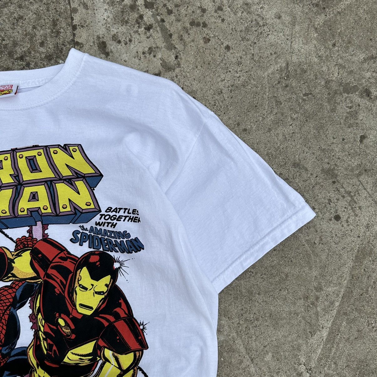 Marvel Comics × Vintage Vintage T-shirts Marvel Comics Iron Man Spider Man Used Y2K Size US S / EU 44-46 / 1 - 4 Thumbnail
