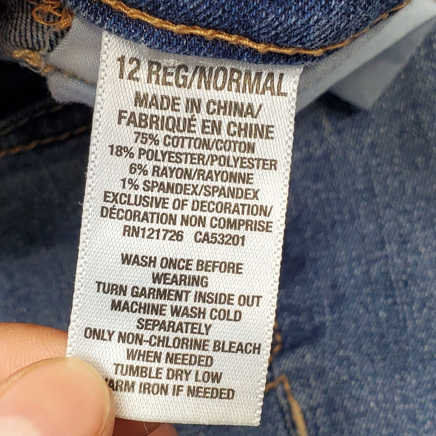 Vintage Aéropostale Jeans Women Size 12 Blue Denim Cotton 5 Pocket Stretch Skinny Size 12 Womens Size 34" / US 12 / IT 48 - 7 Thumbnail