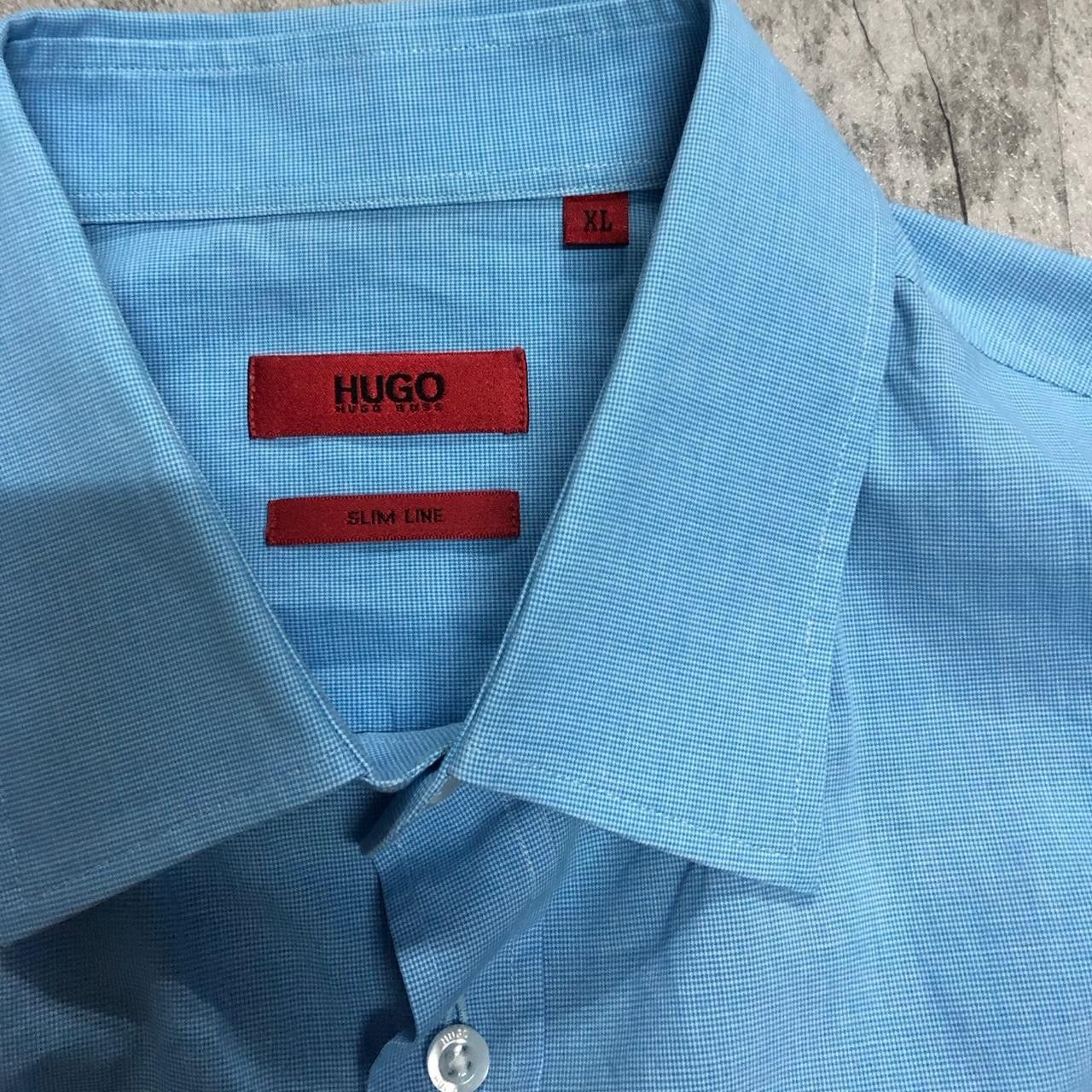 Hugo Boss Blue shirt Hugo boss business Size US XL / EU 56 / 4 - 3 Thumbnail