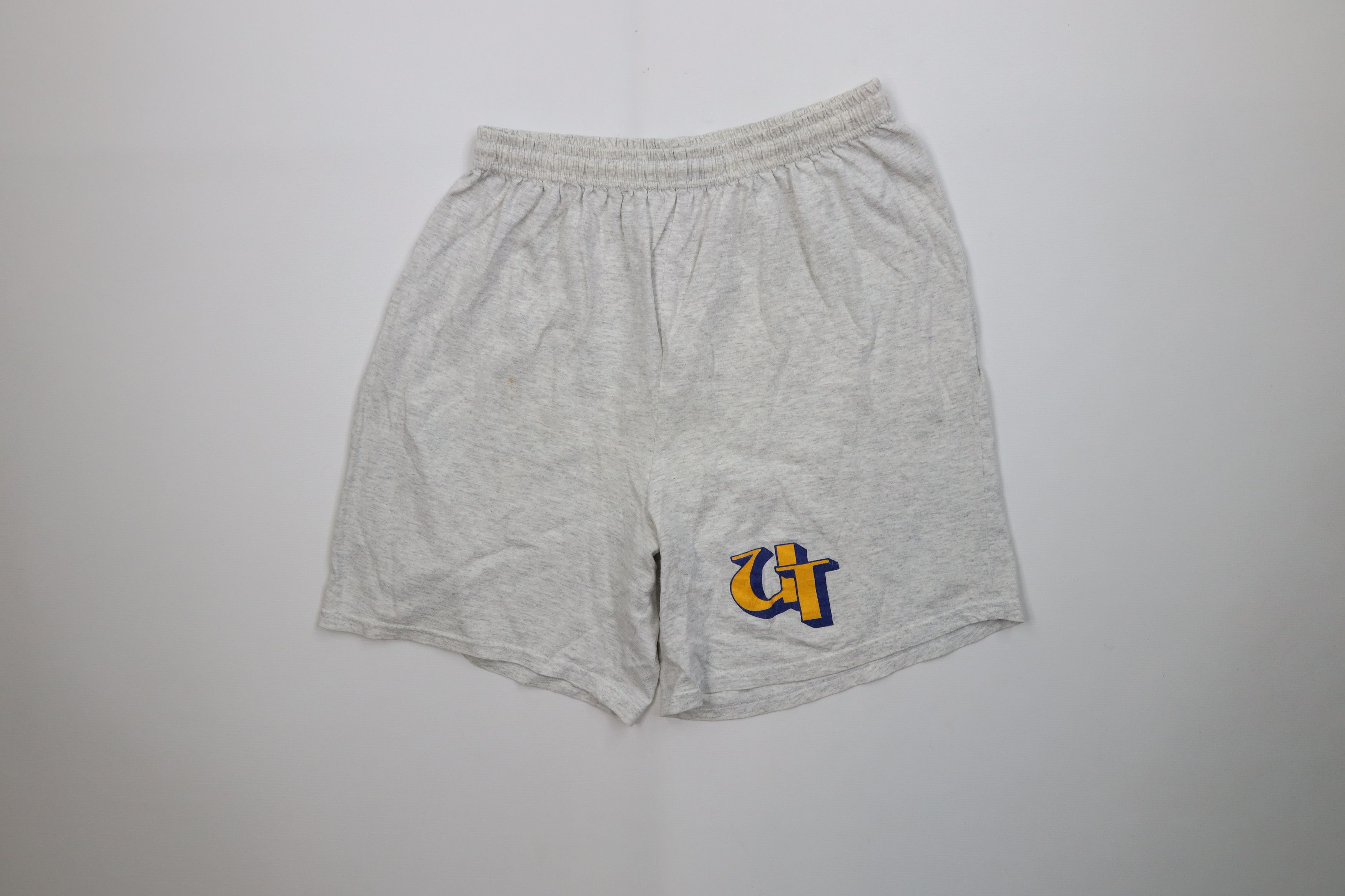 Vintage Vintage 90s University of Toledo Above Knee Shorts Gray USA Size US 36 / EU 52 - 1 Thumbnail