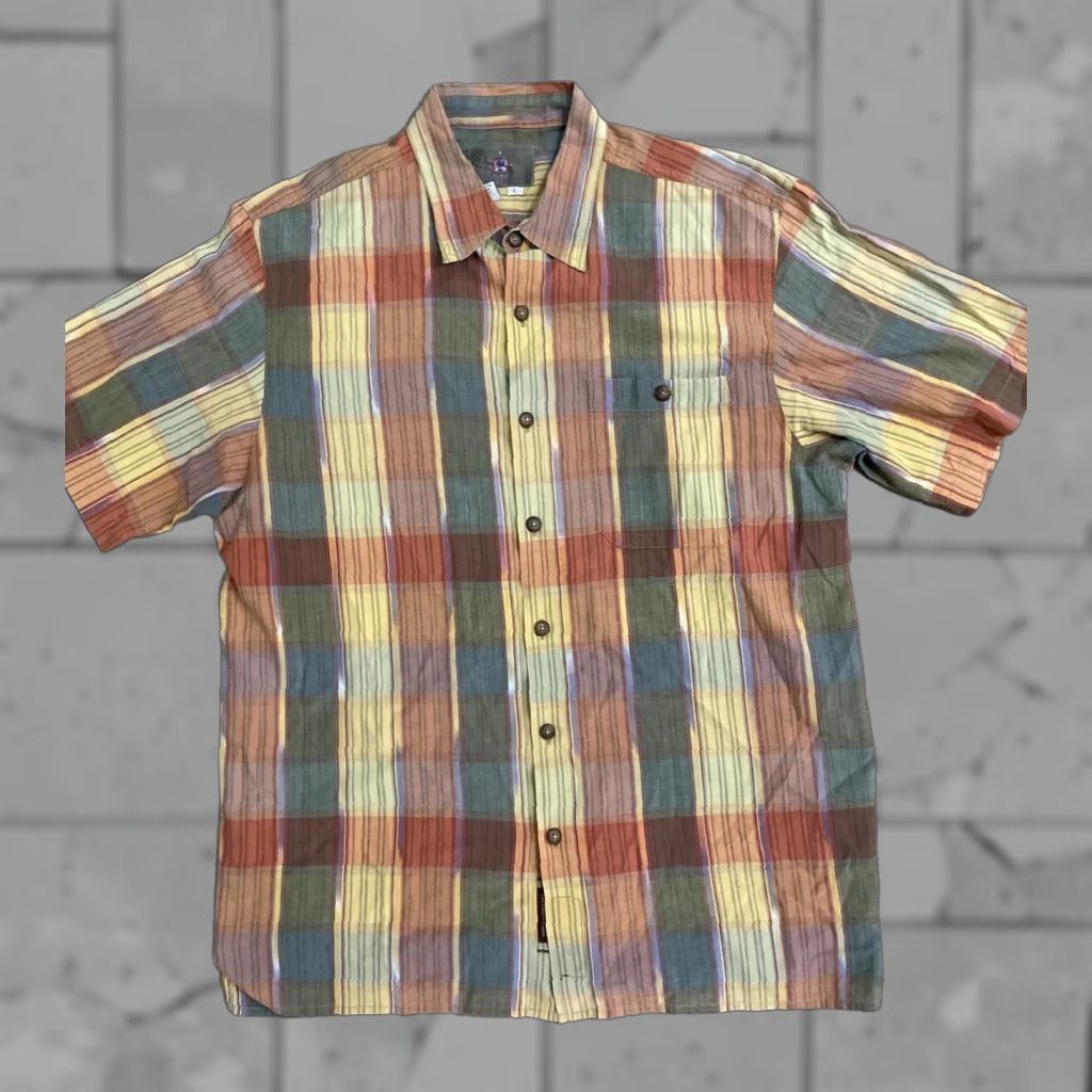 The Territory Ahead TERRITORY AHEAD Multicolor Button-Up Shirt Short Sleeve Adult Large Mens Size US L / EU 52-54 / 3 - 1 Thumbnail