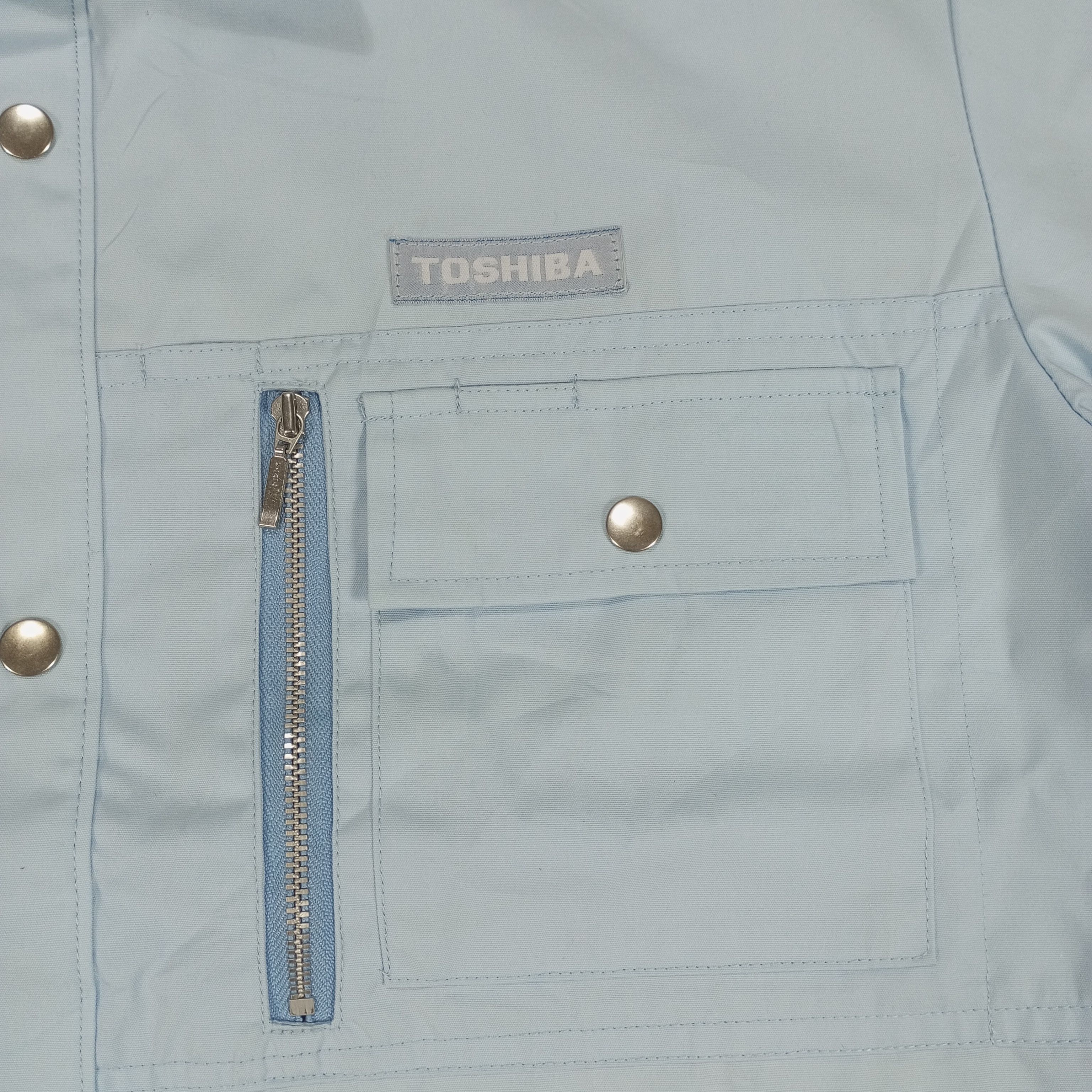 Japanese Brand × Vintage Toshiba Japanese Brand Workwear Light Jacket Size US M / EU 48-50 / 2 - 2 Thumbnail