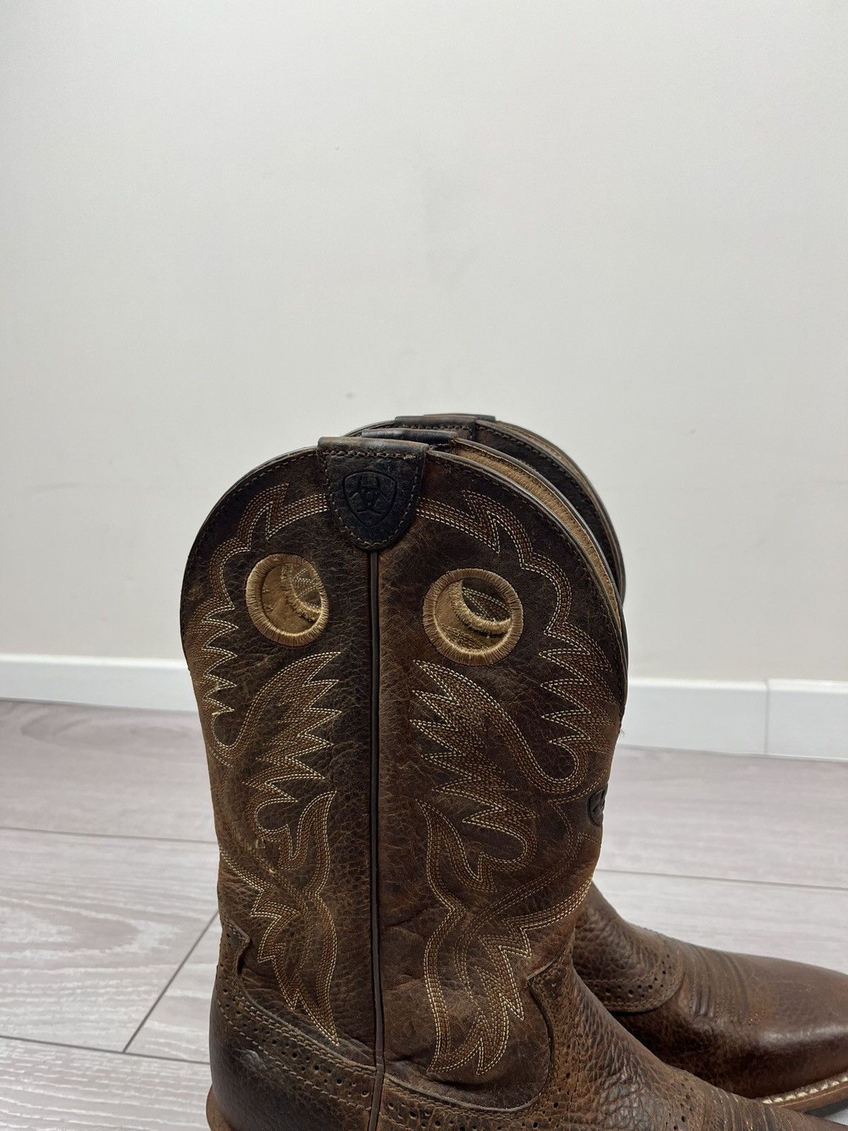 Ariat Ariat American Western Cowboy Brown Leather Boots Size US 10 / EU 43 - 9 Thumbnail