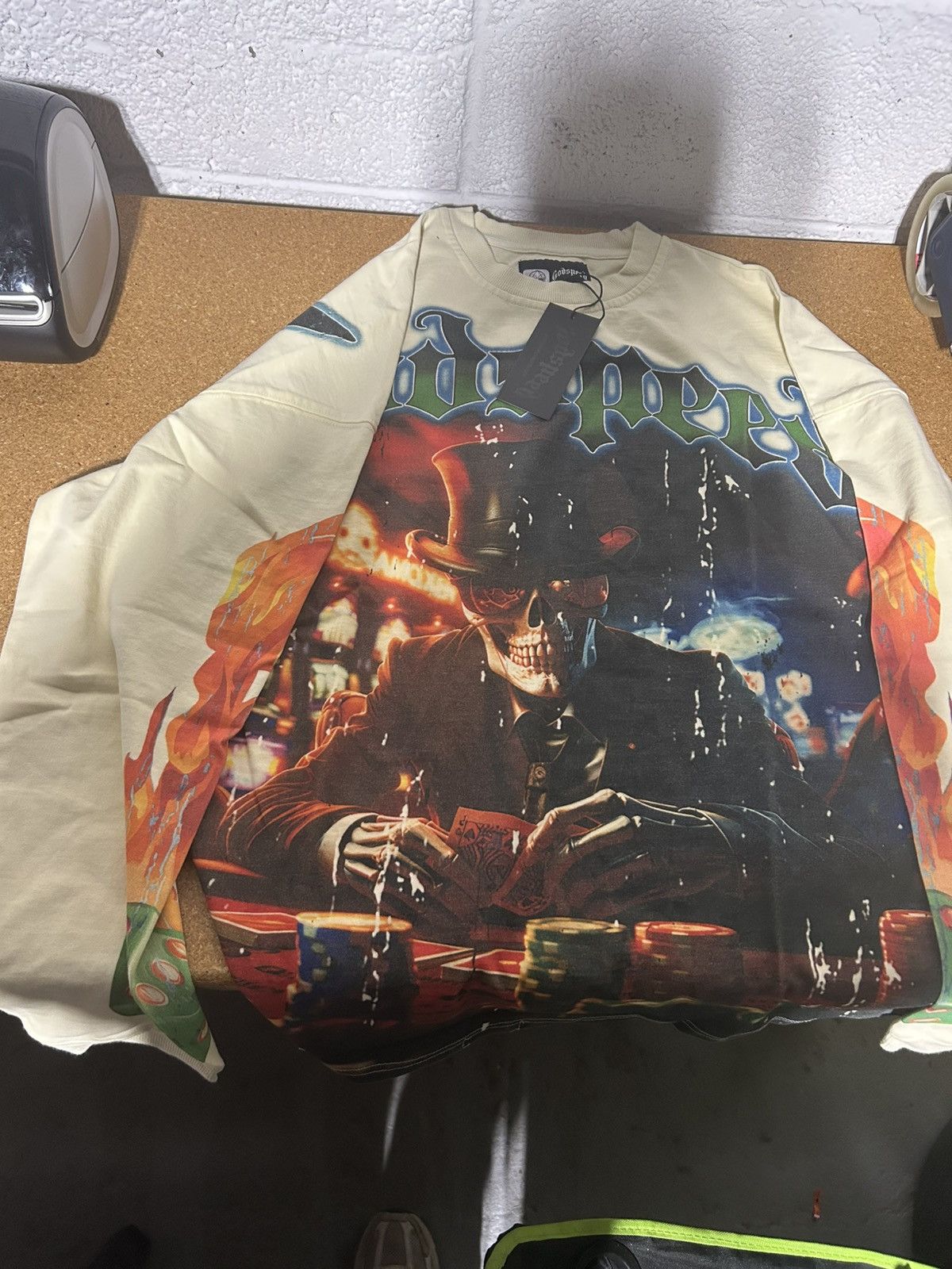 Godspeed Life’s a Gamble LS (Bone) size S Size US S / EU 44-46 / 1 - 1 Thumbnail