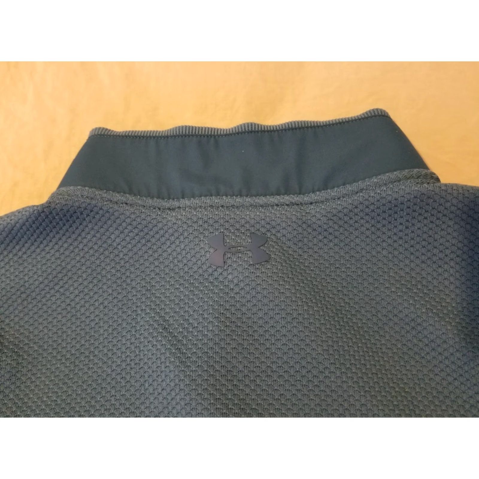 Under Armour Under Armour Polo Sweater Mens L Blue Athletic Golf Shirt Pullover Mock Neck Long Sleeve Size US L / EU 52-54 / 3 - 7 Thumbnail