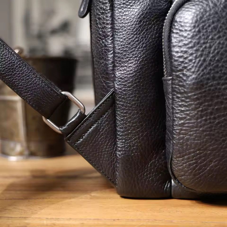 Genuine Leather Casual Genuine Leather Backpack Size ONE SIZE - 8 Thumbnail