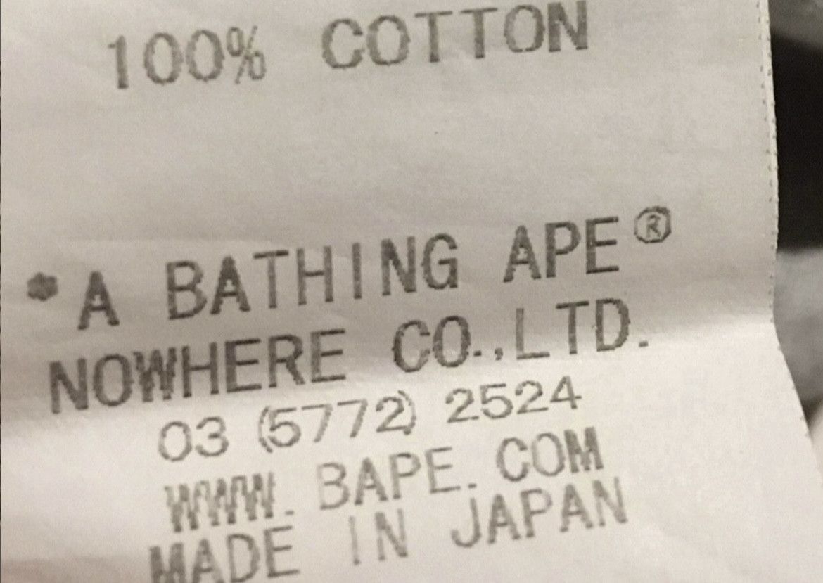 Bape Bape tee shirt Size US M / EU 48-50 / 2 - 5 Thumbnail