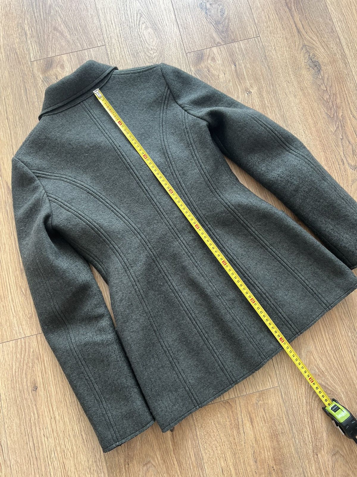 Maison Margiela Maison Margiela ss13 wool peacoat double breasted dark khaki Size M / US 6-8 / IT 42-44 - 13 Thumbnail