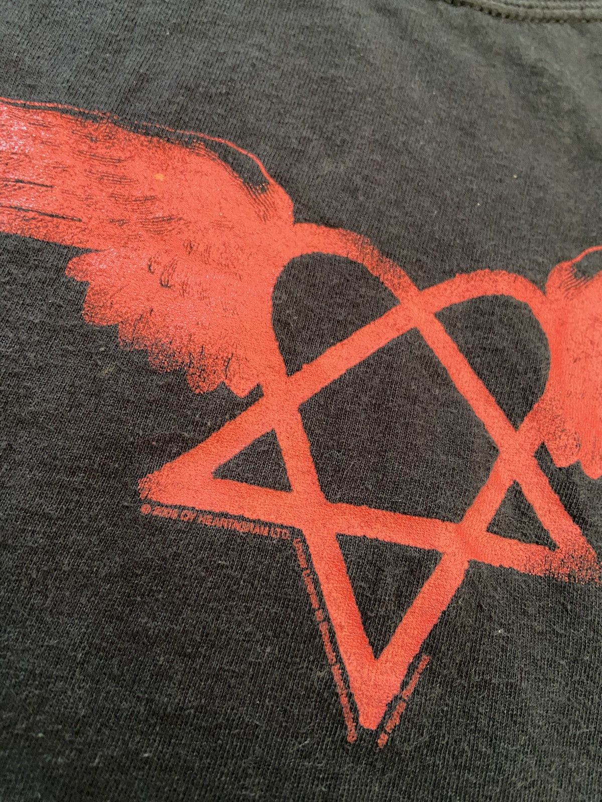 Band Tees × Vintage Vintage HIM 2005 Heartagram Tee band Metal Size US S / EU 44-46 / 1 - 10 Thumbnail